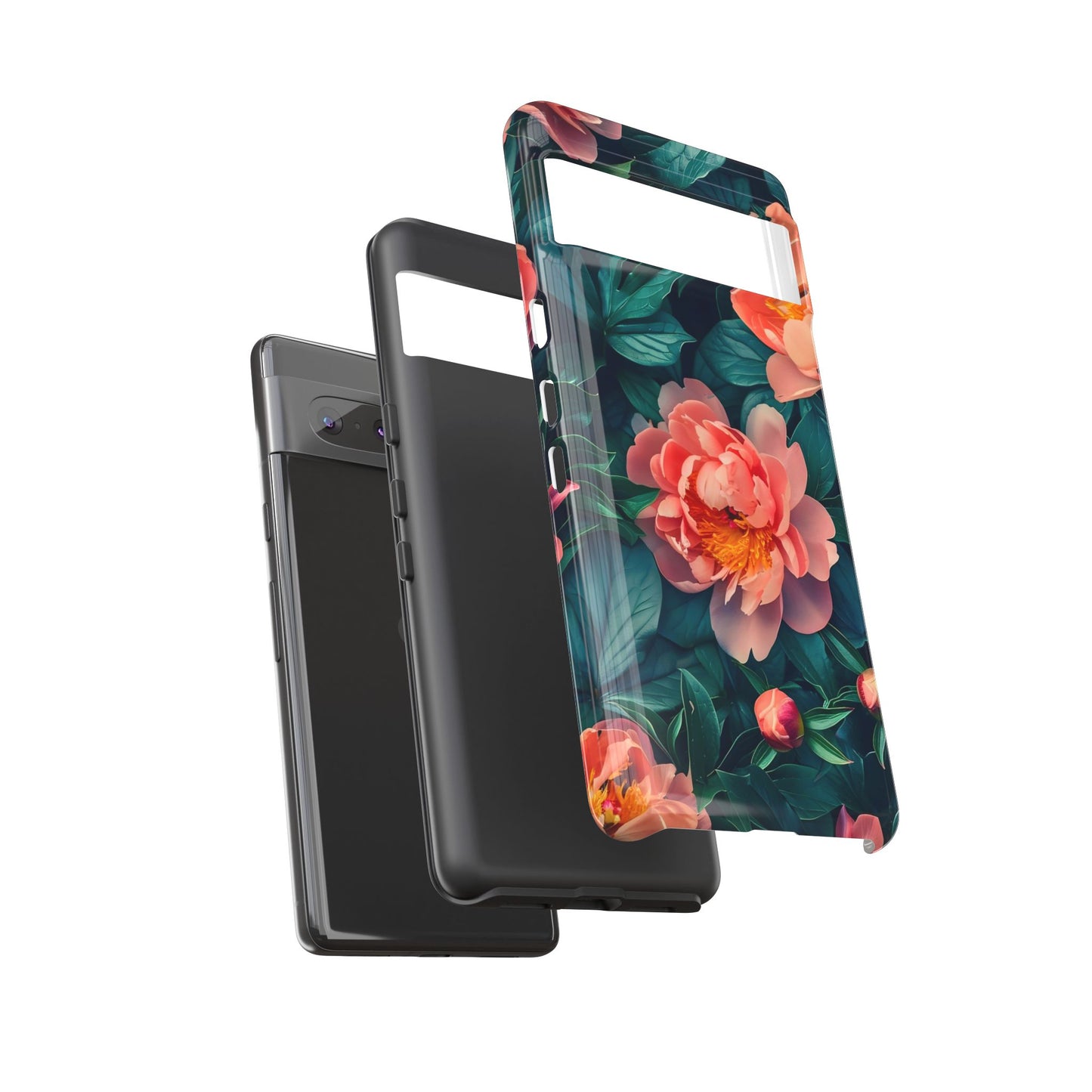 Floral Phone Case - Tough Cases, Flower Design, Botanical Art, Phone Accessory, Gift for Her, Nature Lovers