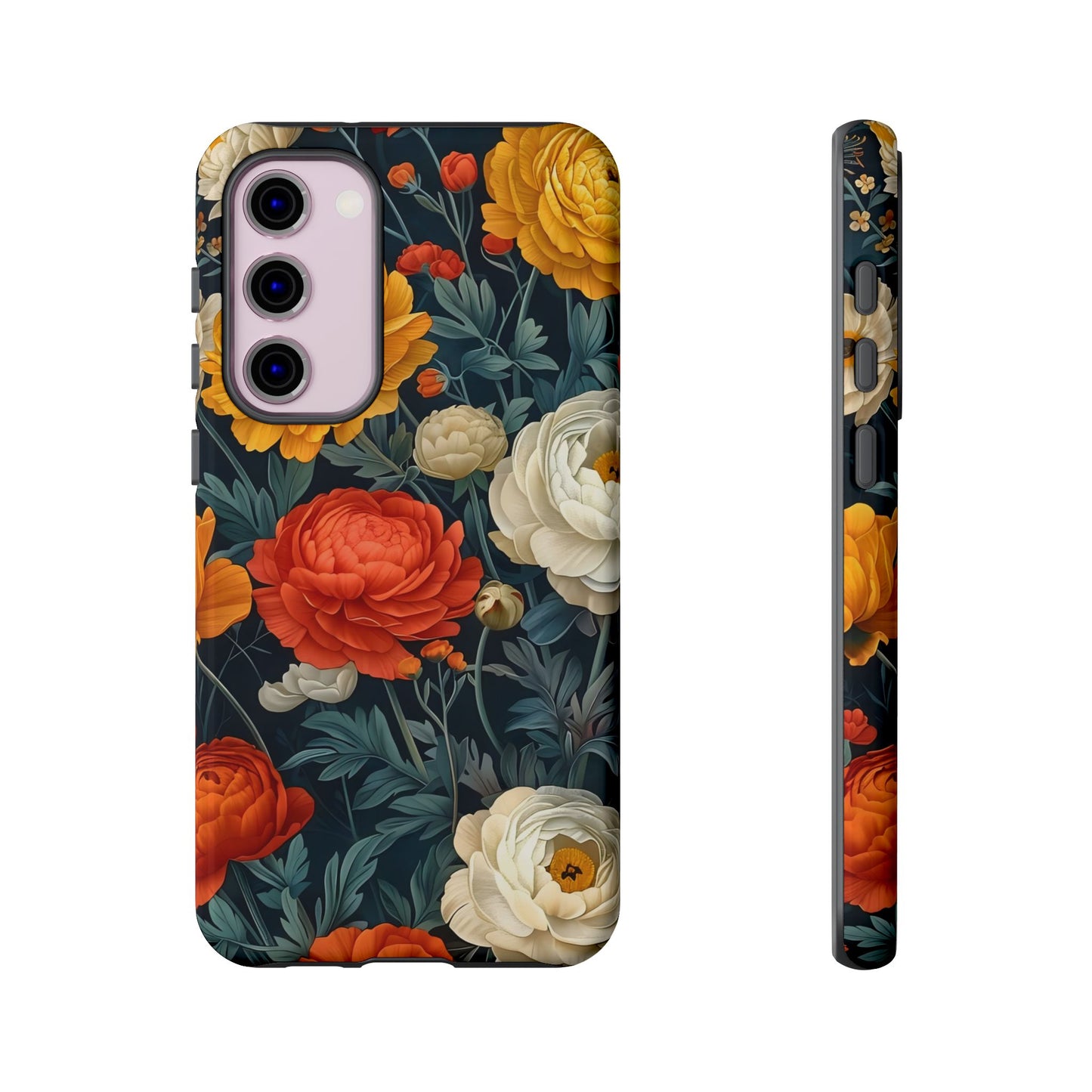 Floral Tough Case for Phones | Durable Floral Phone Cover, Boho Chic, Unique Gift for Her, Phone Protection, Flower Design