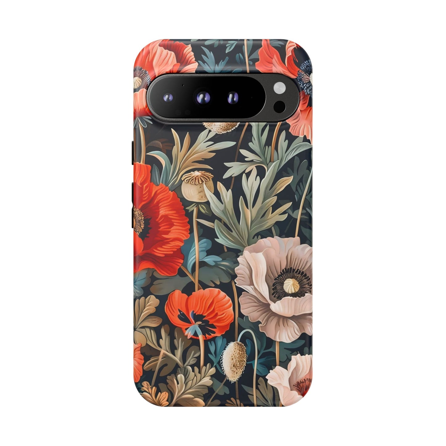 Floral Phone Case - Tough Cases, Flower Design, Chic Tech Accessories, Stylish Gifts, Unique Phone Protectors