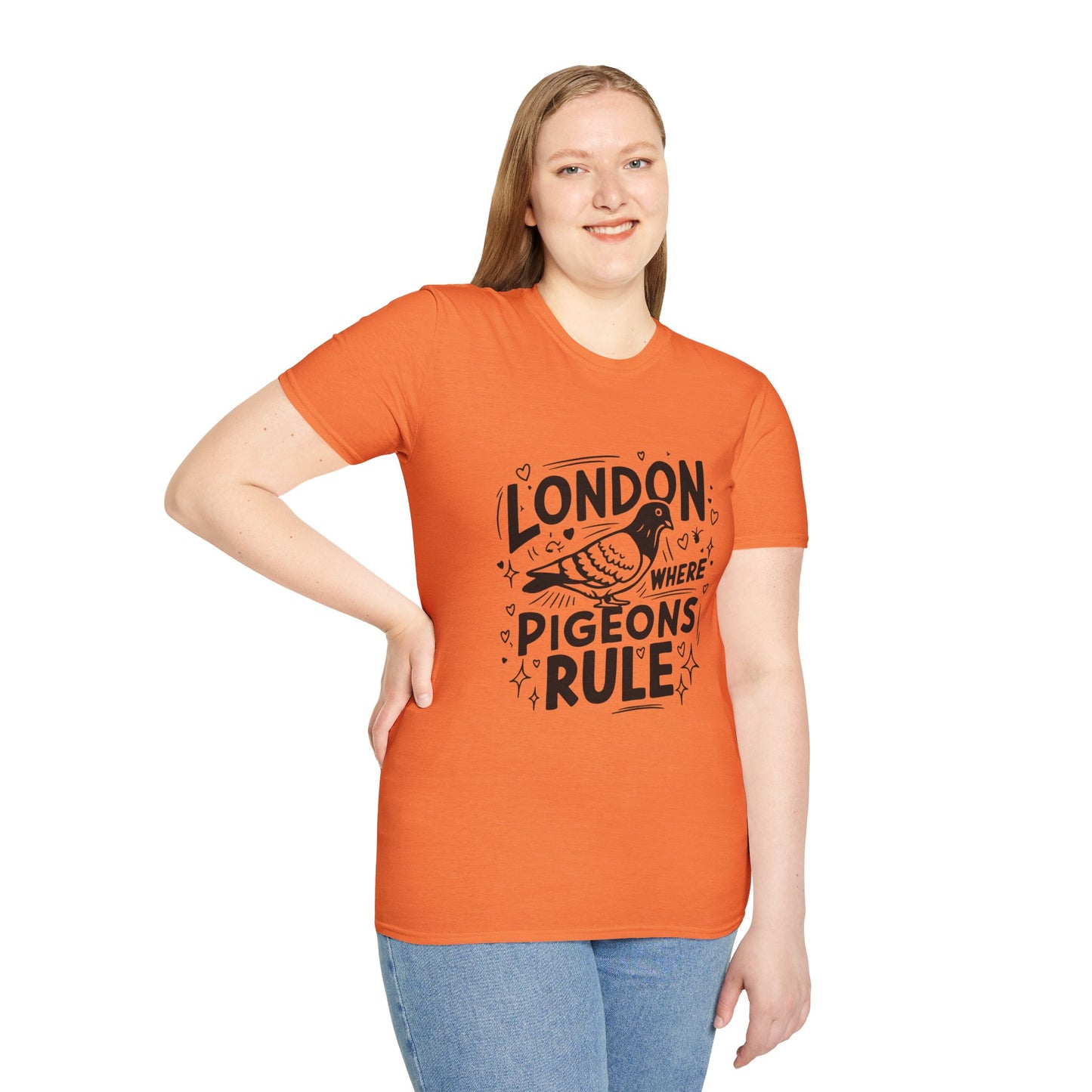 Unisex Softstyle T-Shirt - Pigeons Rule in London