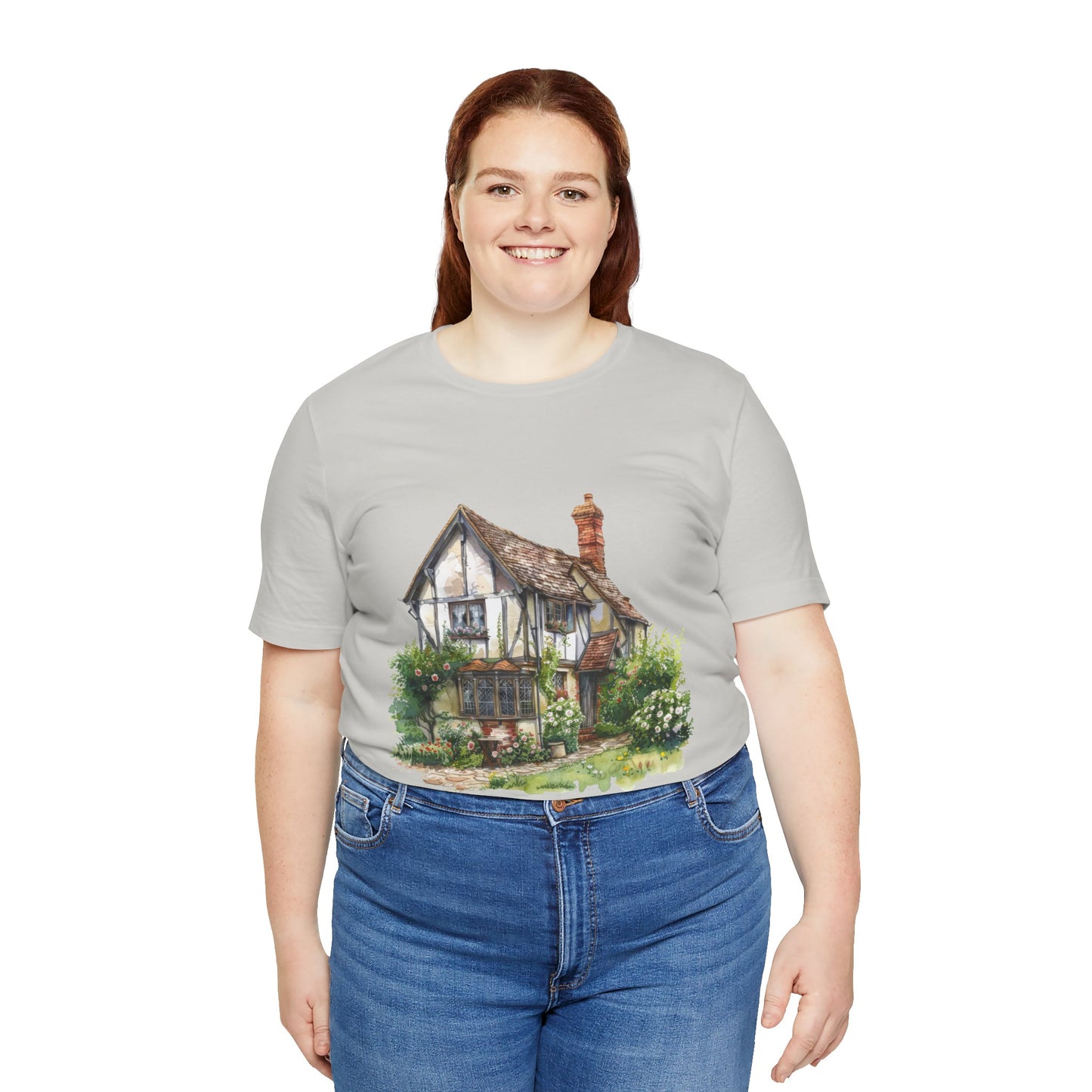 Unisex Jersey Short Sleeve Tee - Timeless Beauty - British Village Homes