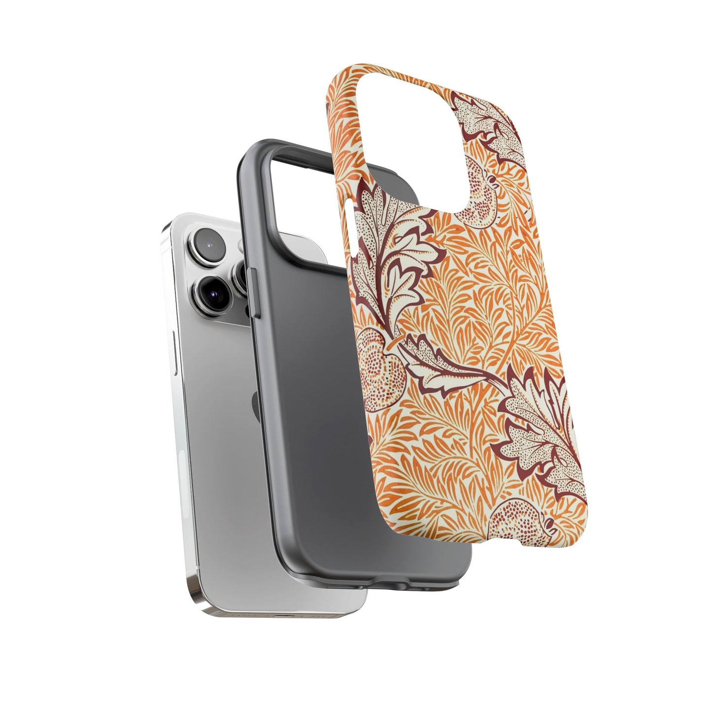 Stylish Phone Case, Tough Cases with Floral Design, Protective Cover, Gift for Her, Cute Phone Accessory