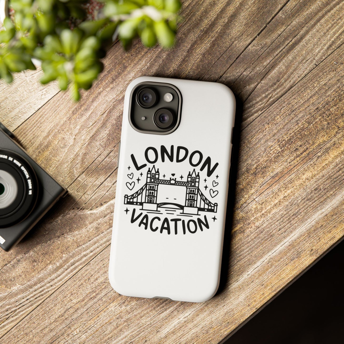 London Vacation Phone Case, Travel Accessories, Unique Gift, London Lover, Custom Phone Cover, Vacation Souvenir