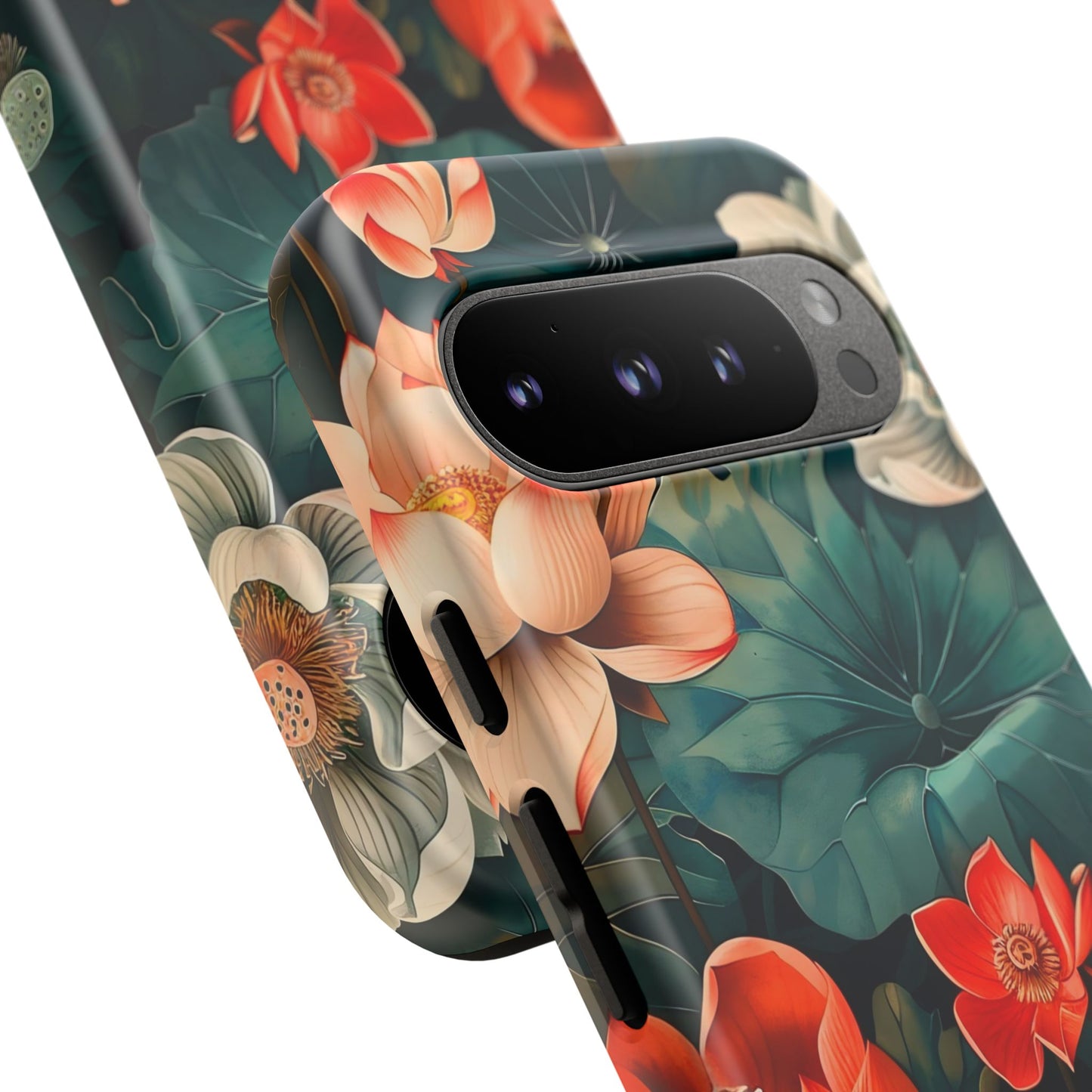 Flower Phone Case, Floral Phone Cover, Tough Case for Floral Lovers, Gift for Her, Stylish Tech Accessories