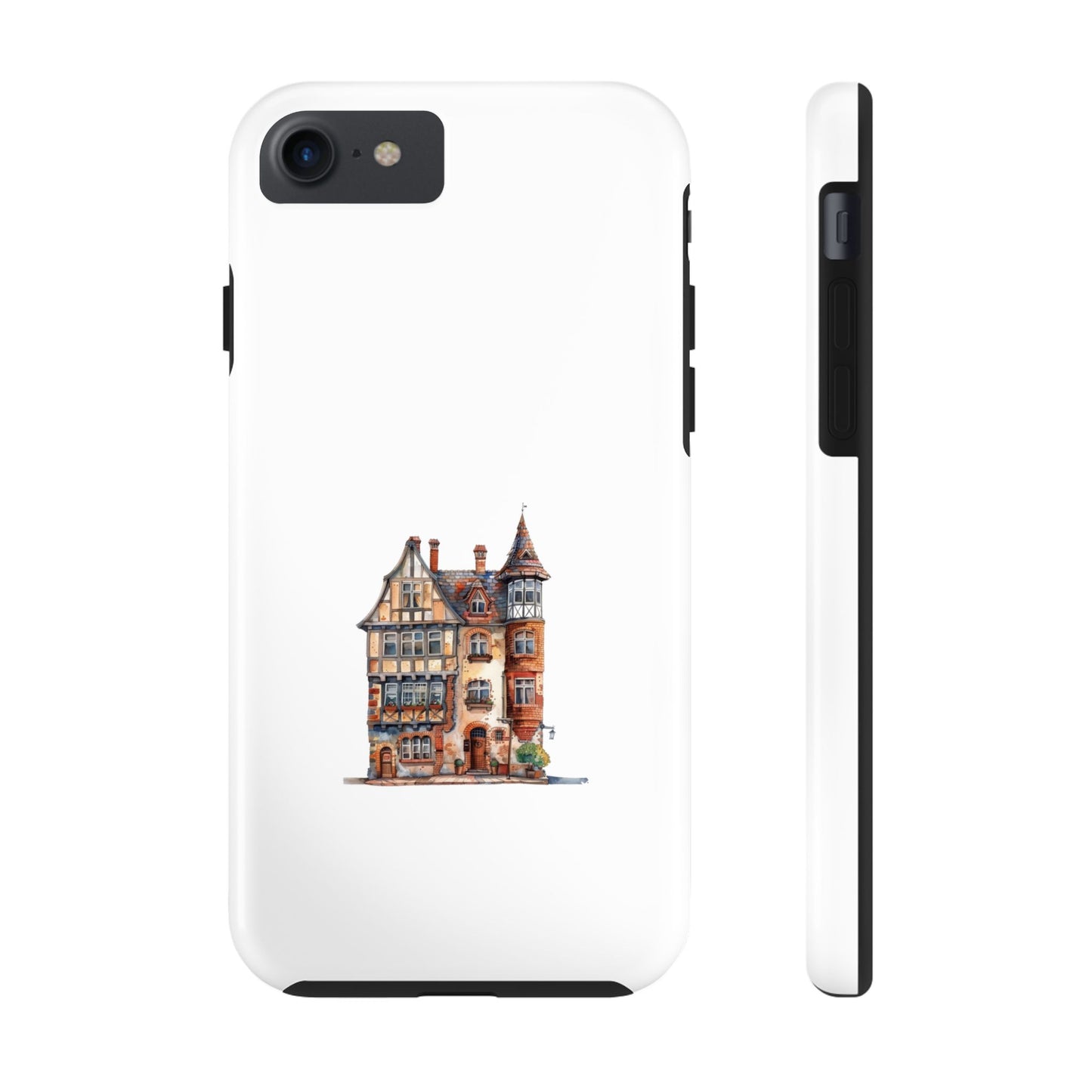 Artistic Tough Phone Cases with Vintage Architecture Design