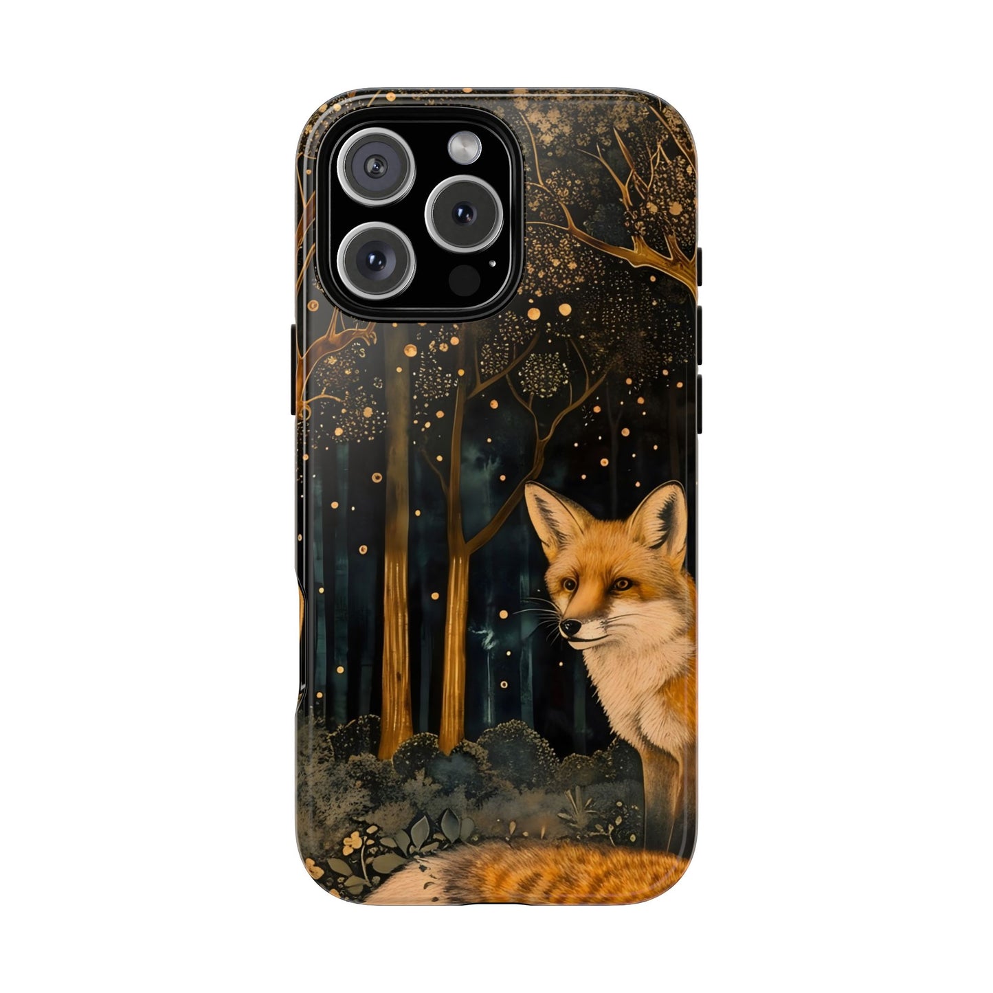 Fox Forest Phone Case, Cool Tough Case for Animal Lovers, Nature Themed Accessory, Unique Gifts for Her, Wildlife Protection