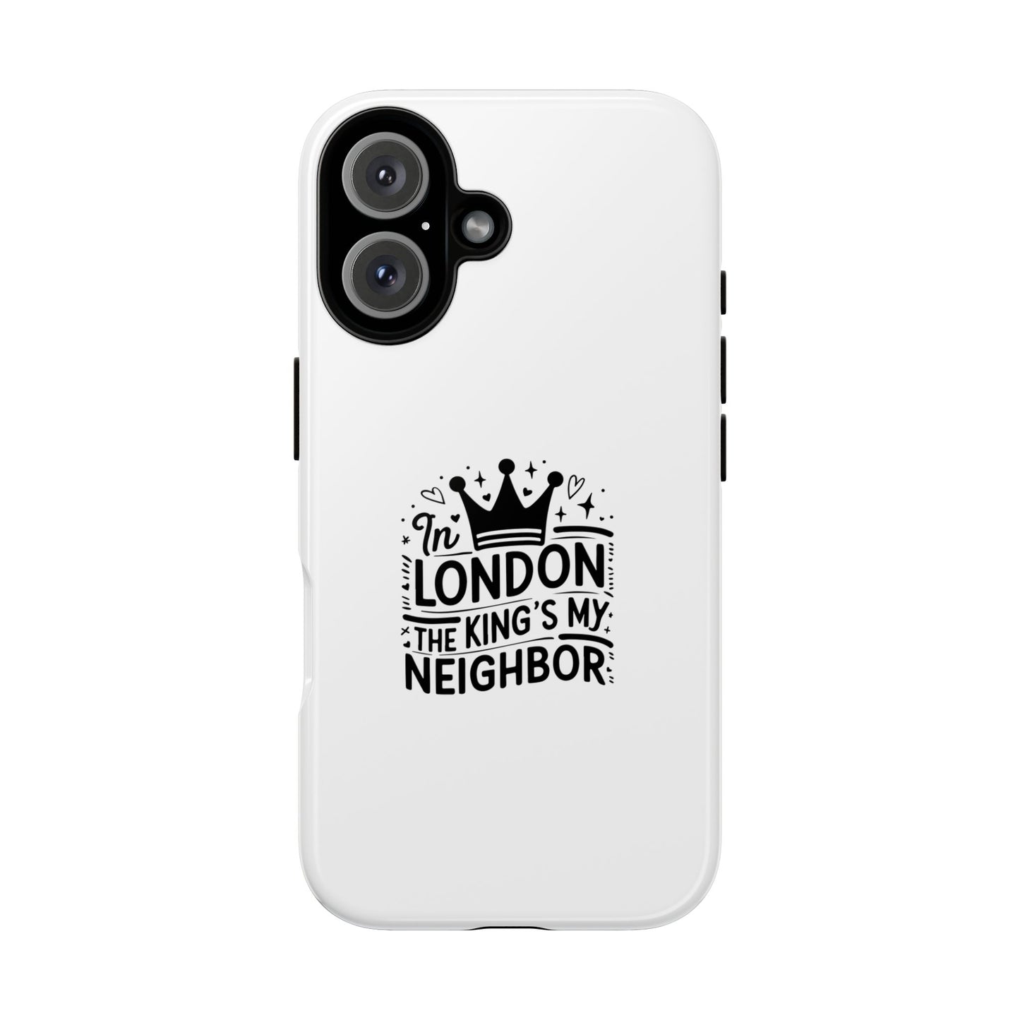 London-Themed Tough Phone Case - Chic & Stylish Protection