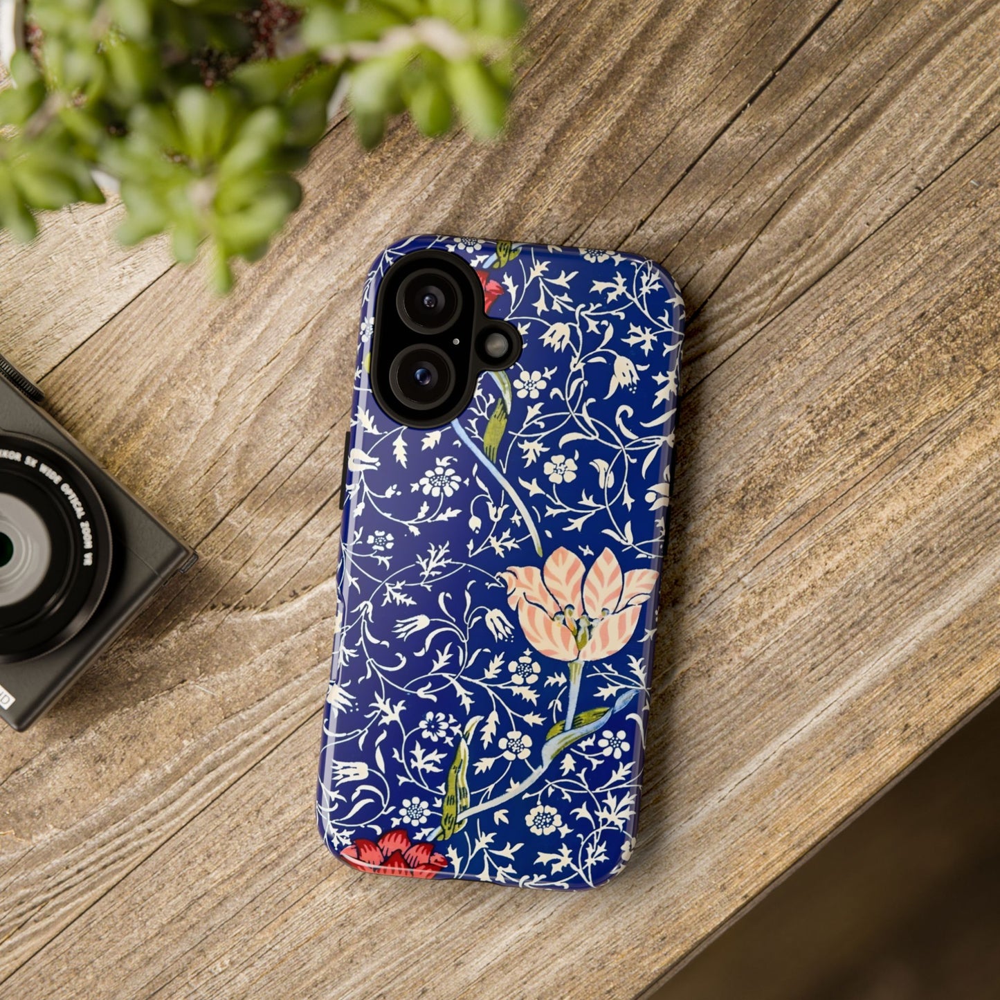 Floral Phone Case, Unique Tough Phone Cover, Gift for Her, Spring Decor, Durable Protective Case, Elegant Floral Design