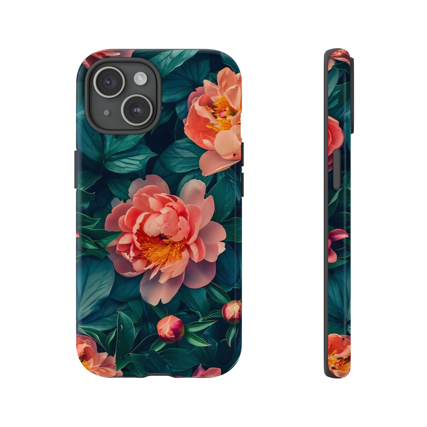 Floral Phone Case - Tough Cases, Flower Design, Botanical Art, Phone Accessory, Gift for Her, Nature Lovers
