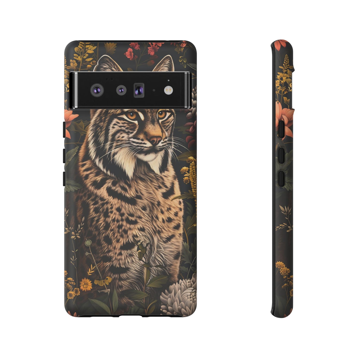 Wildlife Phone Case with Lynx Design, Tough Cases, Animal Lovers Gift, Nature Inspired Accessories, Unique Tech Protection