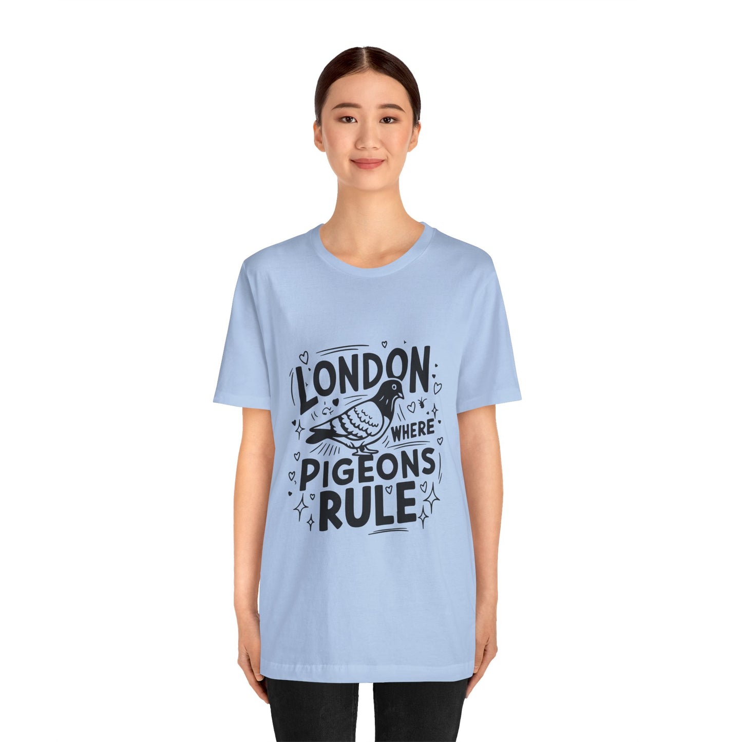 Unisex Jersey Short Sleeve Tee - London where Pigeons Rule
