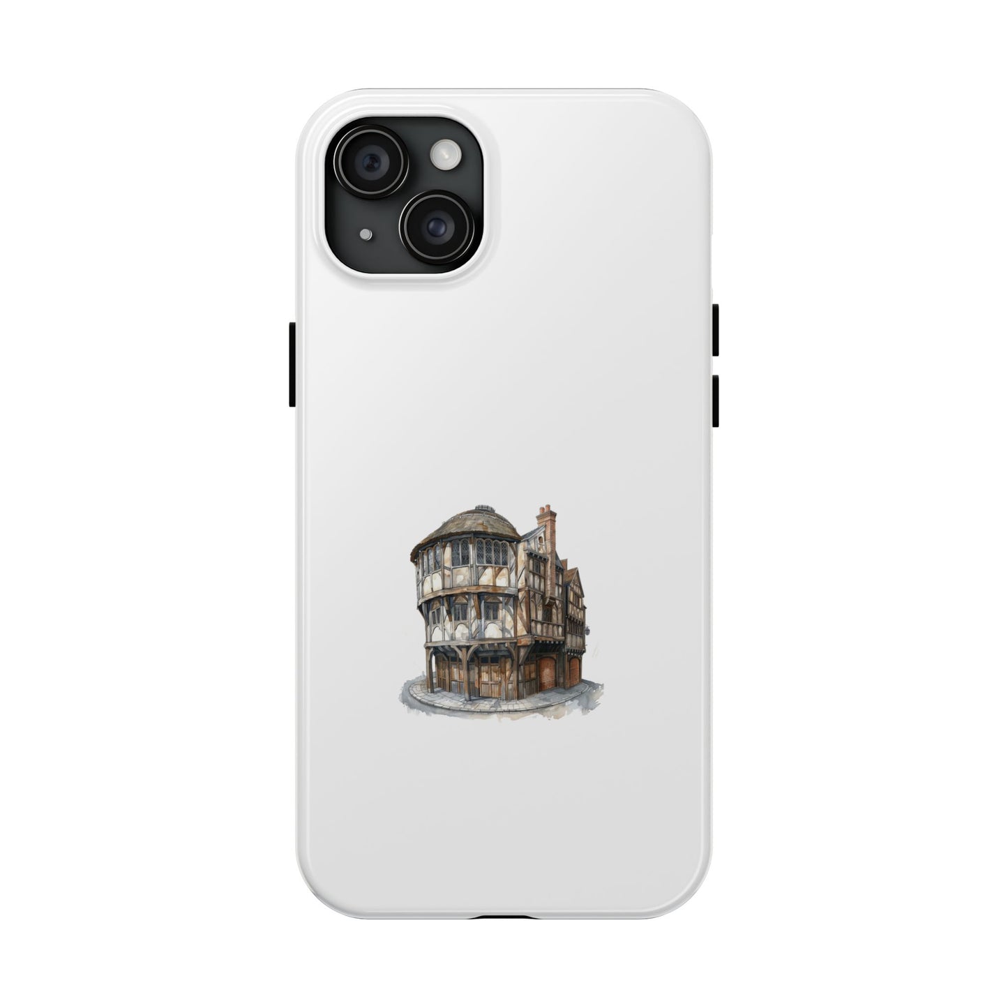 Artistic Tough Phone Case - Vintage Architectural Design
