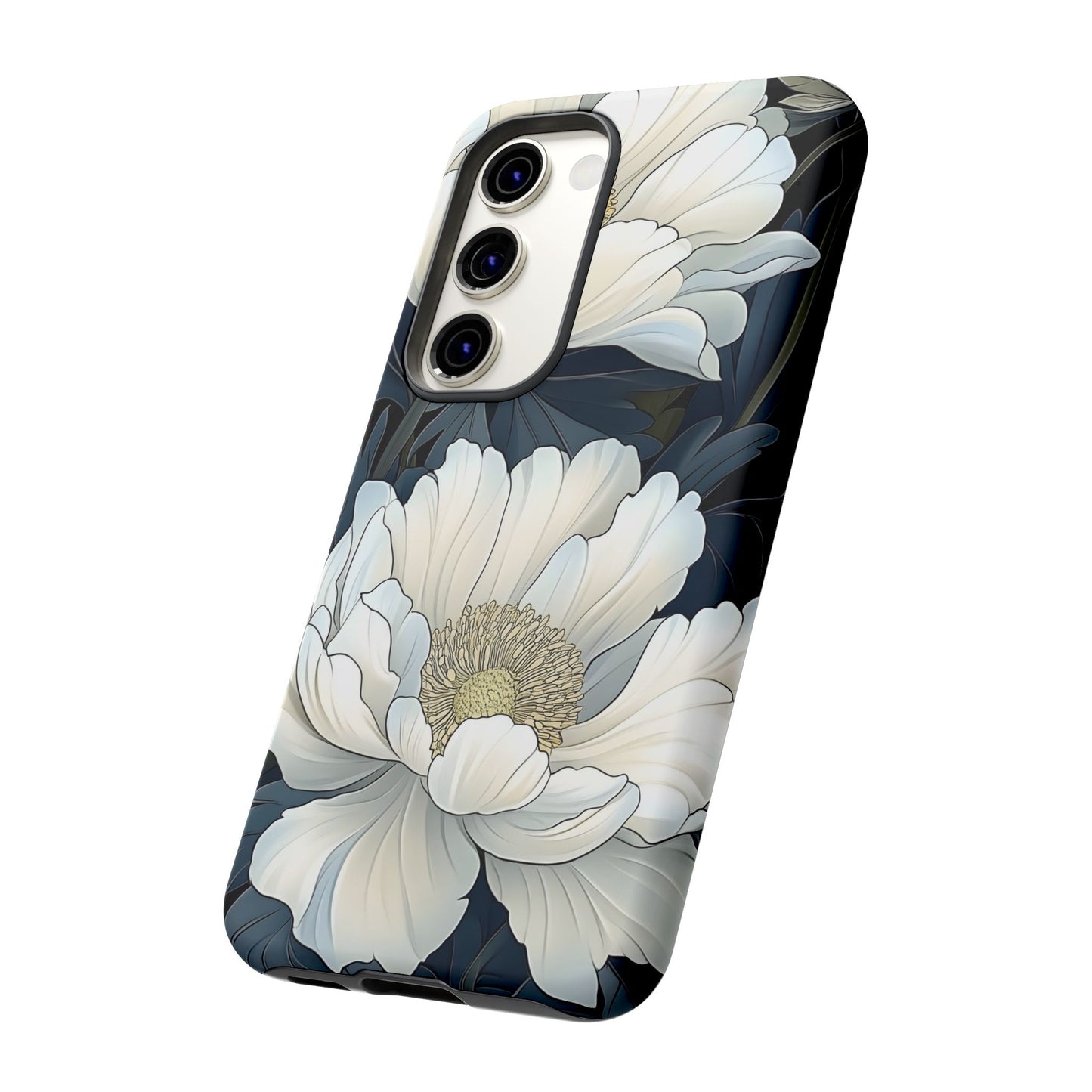 Elegant Floral Phone Case, Floral iPhone Cover, Flower Art Phone Case, Eco-Friendly Mobile Protection, Tough & Stylish Phone Case