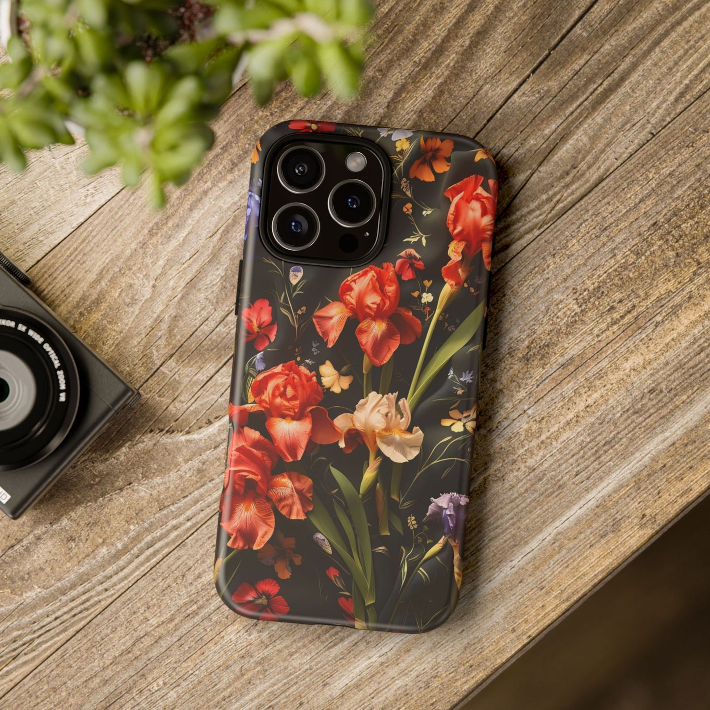 Floral Tough Case for Phone, Durable Protective Phone Cover, Gift for Flower Lovers, Phone Accessories, Spring Vibes