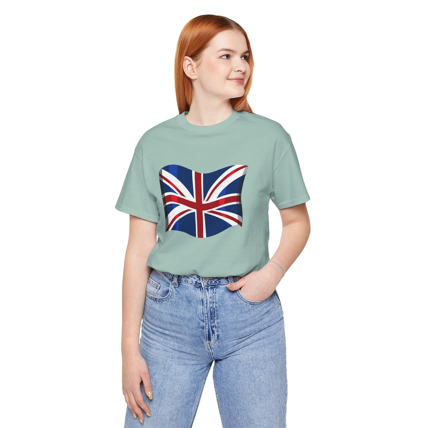 Unisex Jersey Short Sleeve Tee - Classic UK Flag Design - Union Jack Symbol