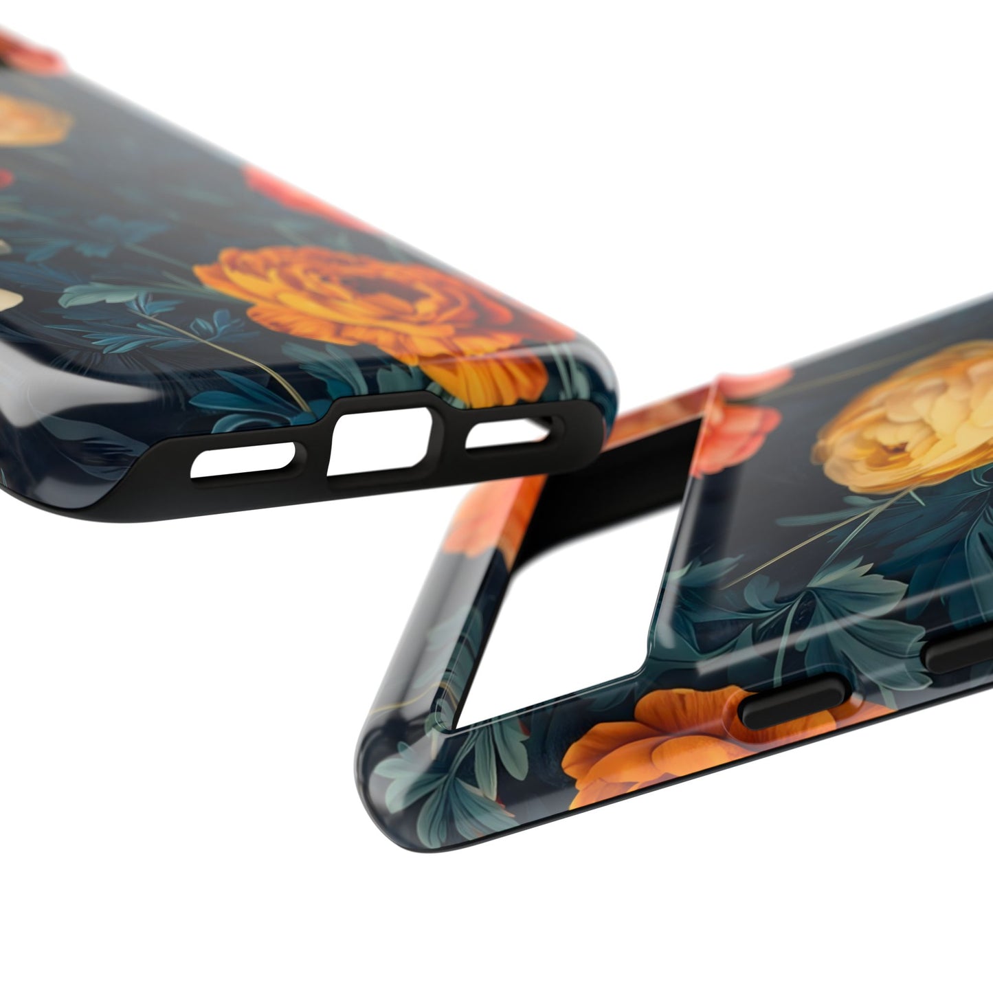 Floral Phone Case - Tough Cases, Stylish Protection, Gift for Flower Lovers, Customizable Cover, Floral Design Mobile Accessory