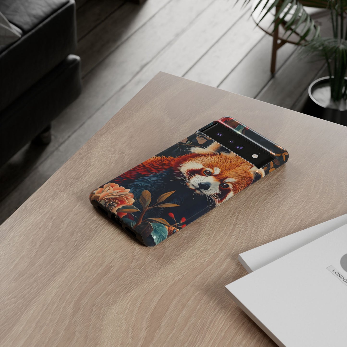 Cute Red Panda Phone Case, Wildlife Lover Gift, Tough Cases for iPhone, Nature-Themed Phone Cover, Animal Art Shell, Cute Tech Accessories