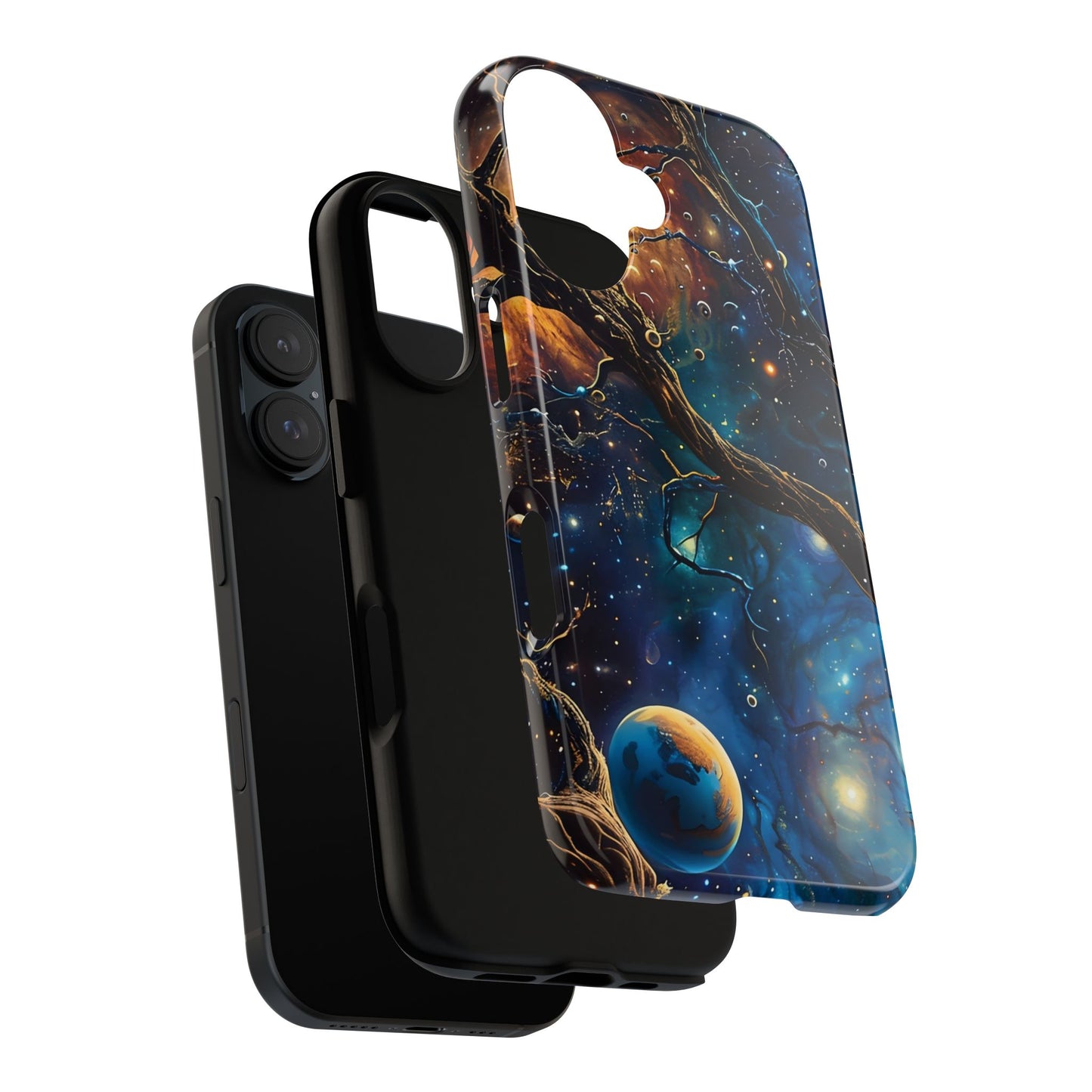 Galaxy Phone Case, Tough Cases with Cosmic Design, Unique Gift for Astronomers, Sci-Fi Fans, Starry Night, Outer Space