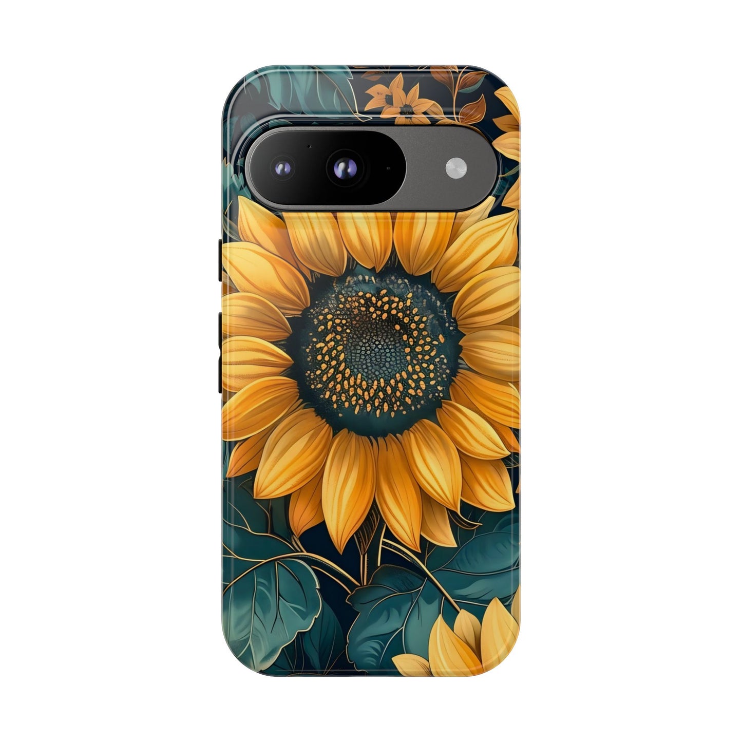 Sunflower Phone Case - Bright Floral Design, Stylish Tough Cover for Sunflower Lovers, Gift for Plant Enthusiasts, Mom Gift, Nature Lovers