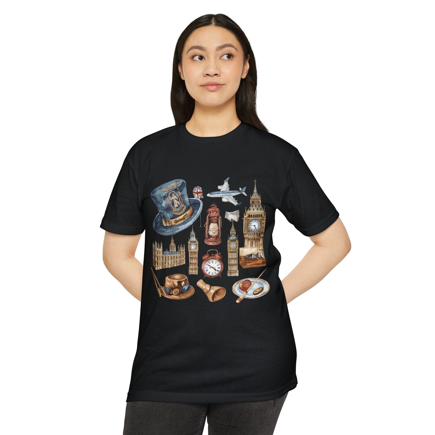 Unisex CVC Jersey T-shirt - From London to the Countryside - England’s Icons
