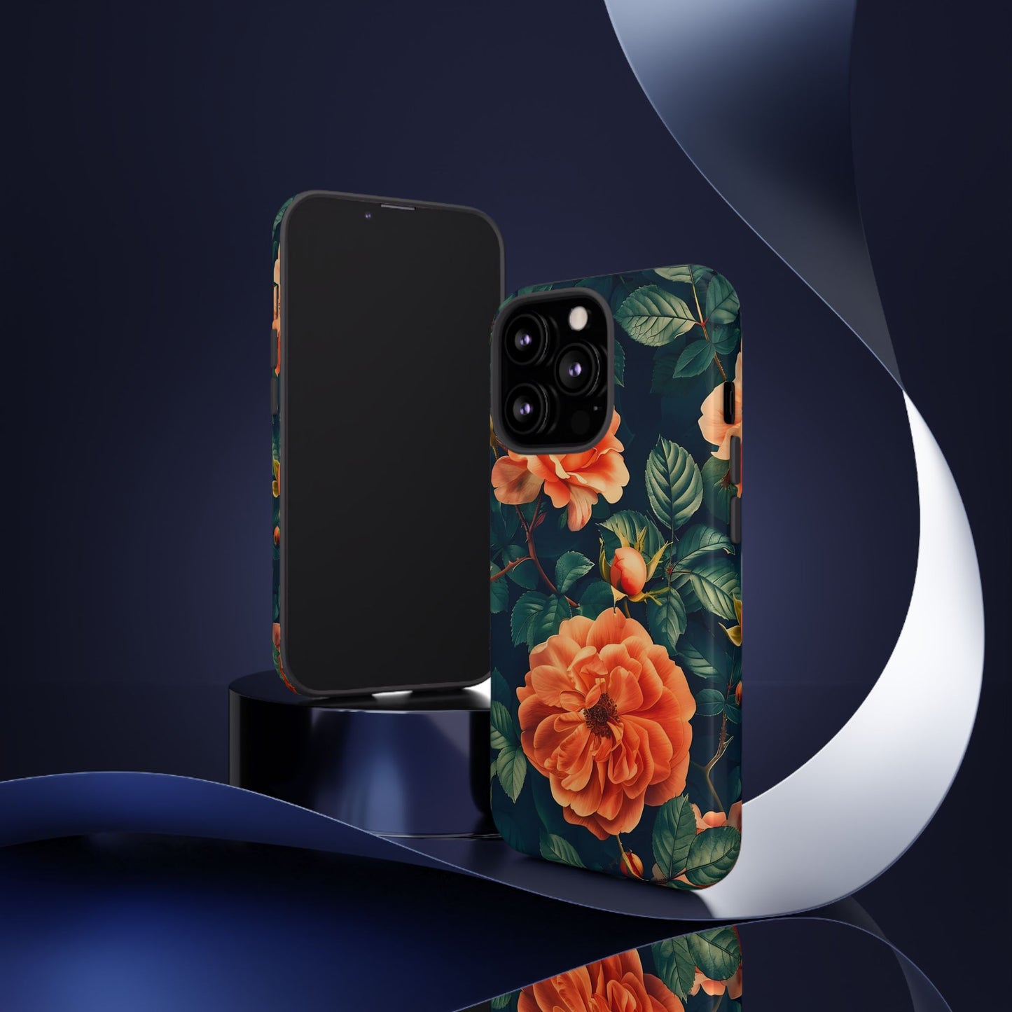 Floral Phone Case, Tough Cases for Nature Lovers, Botanical Design, Phone Protection, Gift for Her, Trending Floral Accessories