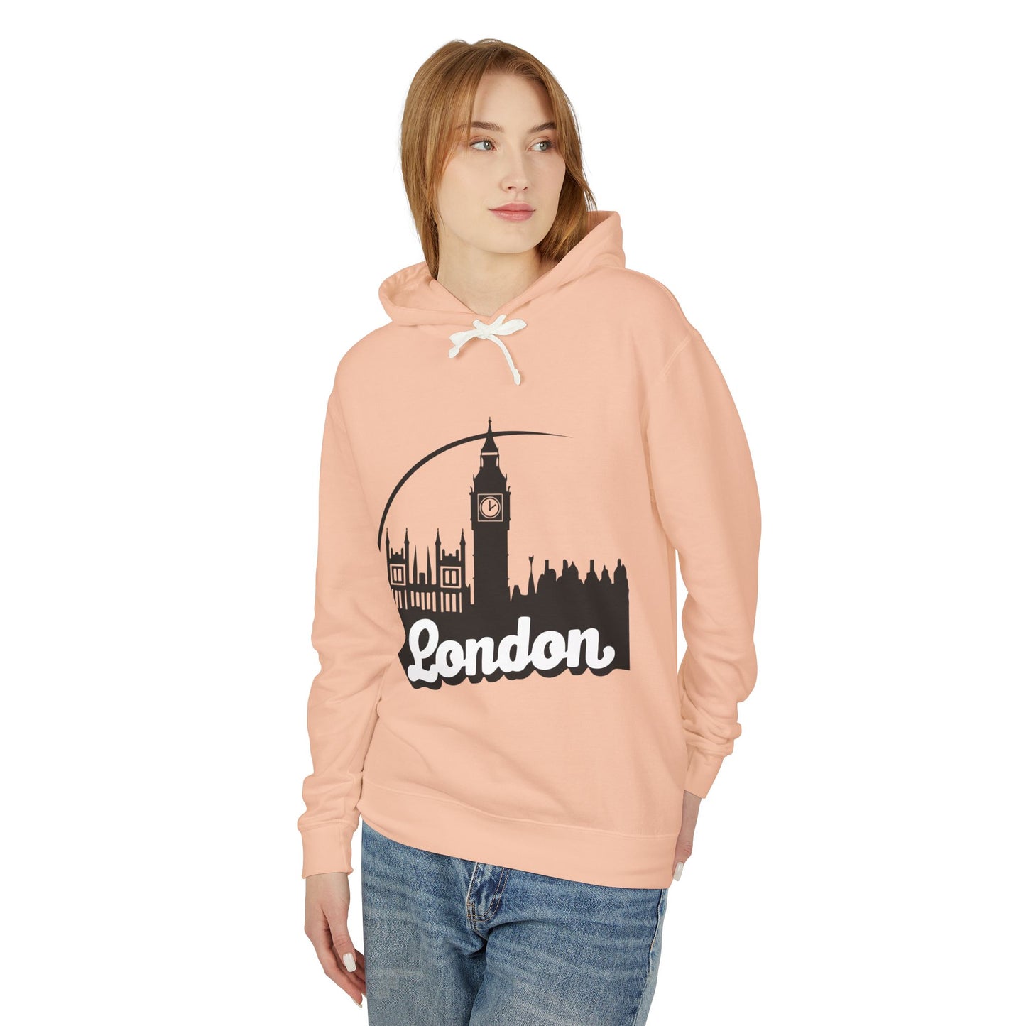 Unisex Lightweight Hooded Sweatshirt - Lovely London