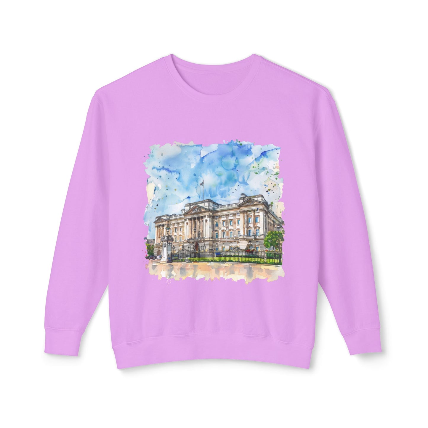 Unisex Lightweight Crewneck Sweatshirt - British Nature - Scenic Landscapes and Natural Beauty