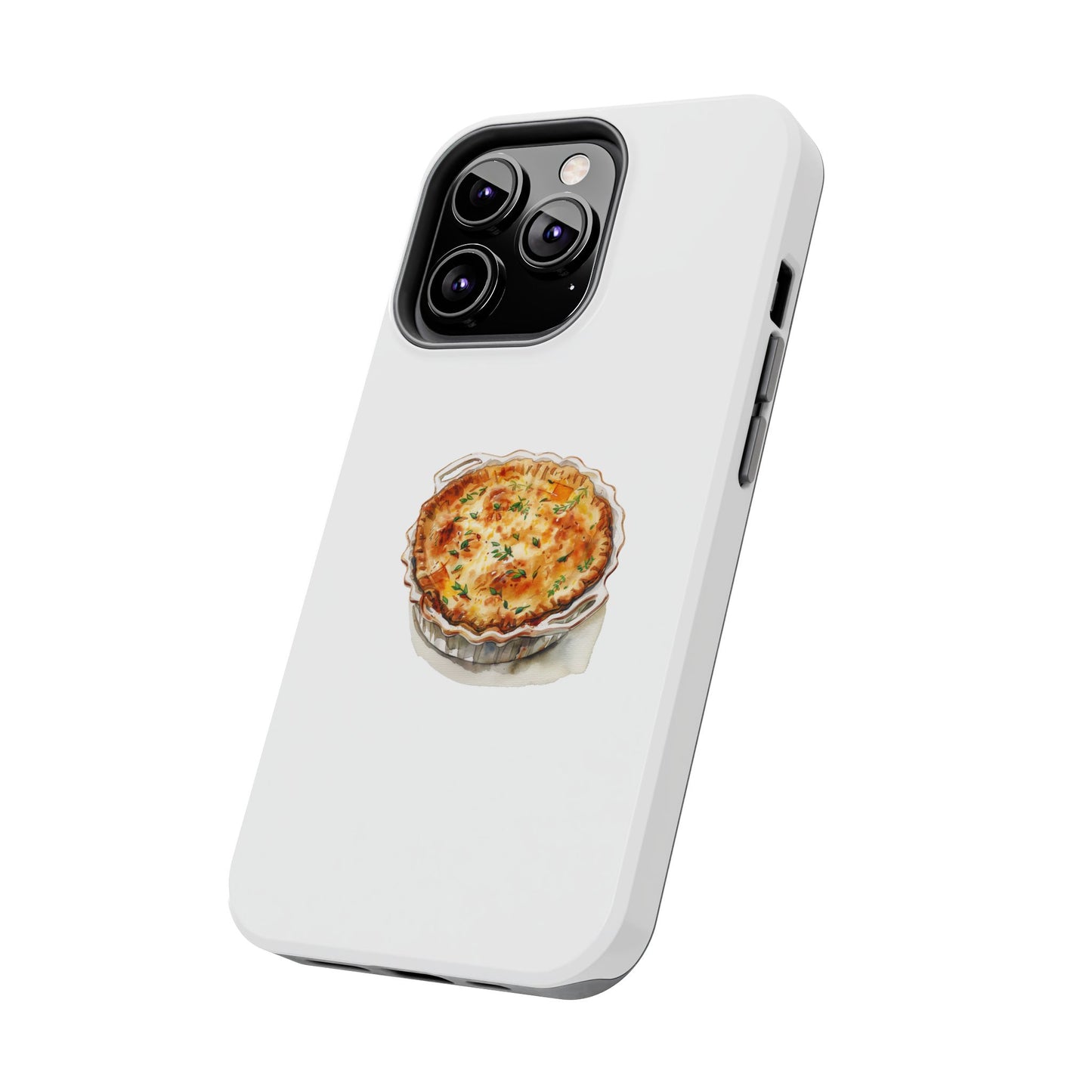 Cute Quiche Phone Case - Tough Protection for Food Lovers