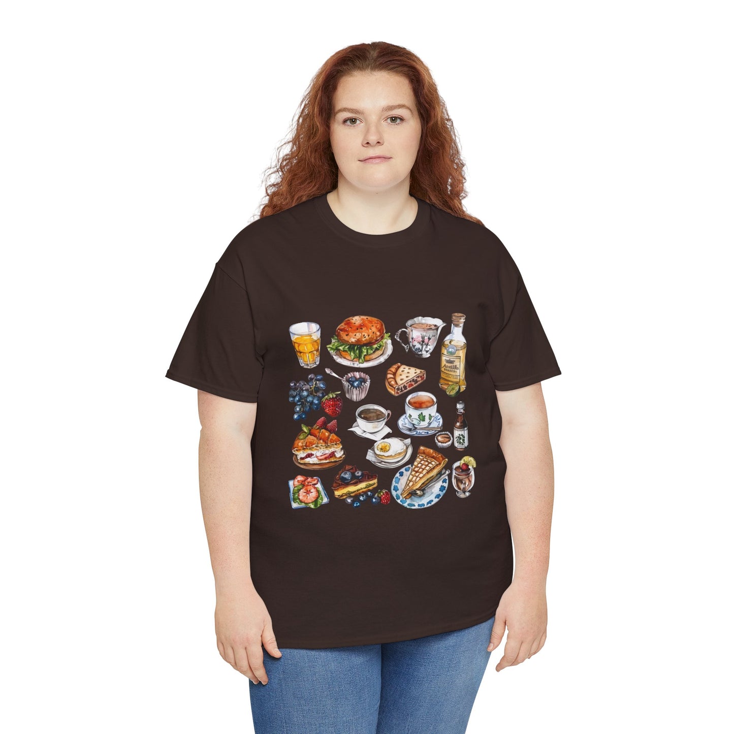 Unisex Heavy Cotton Tee - Heritage and Charm - England's Iconic Symbols