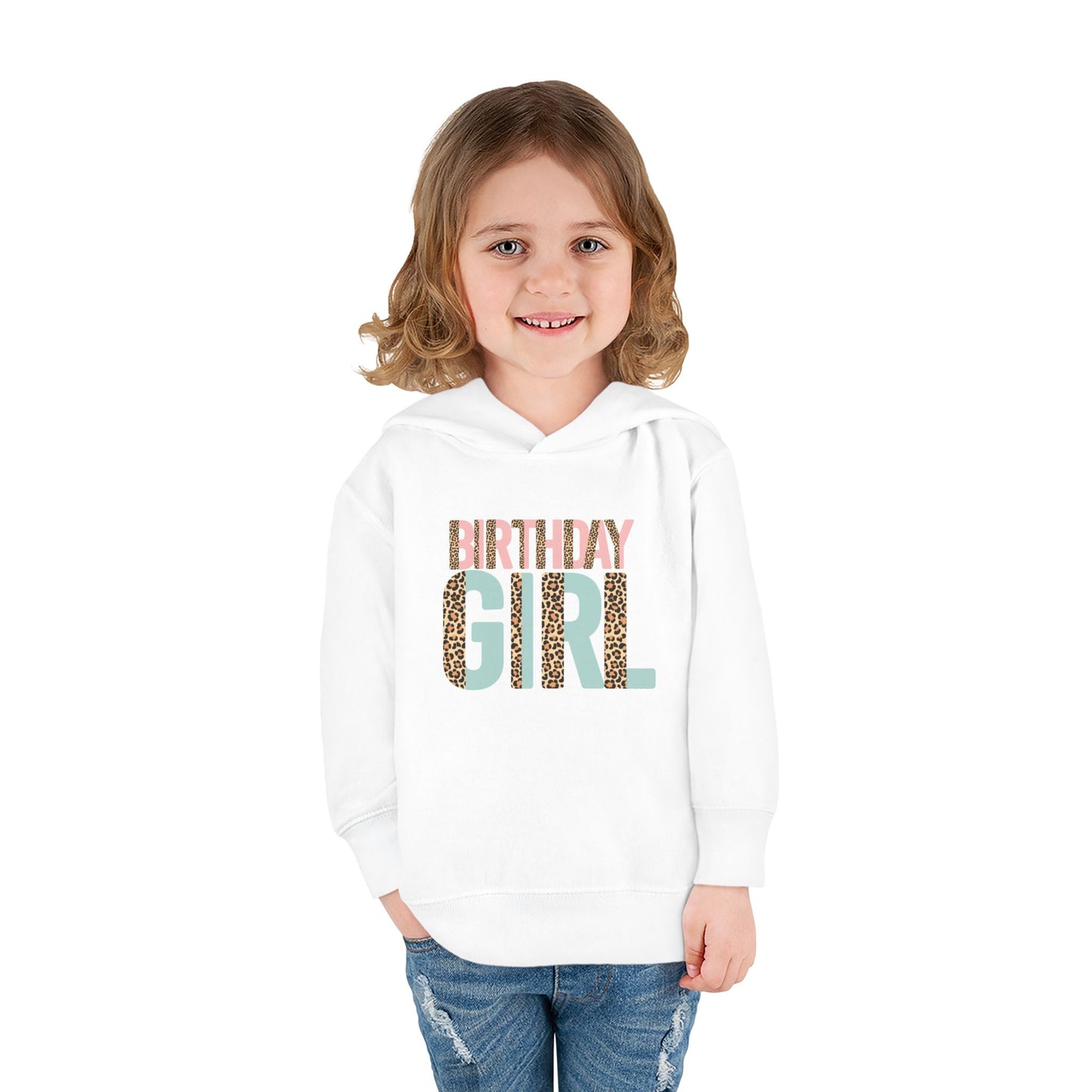 Birthday Girl Toddler Fleece Hoodie - Cute & Cozy Pullover for Celebrations