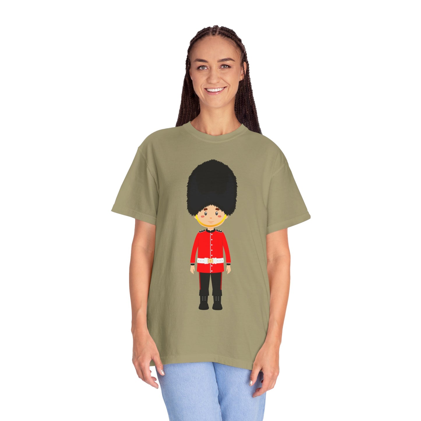 Unisex Garment-Dyed T-shirt - Cornwall’s Pride - Red Jacket at the Army Museum