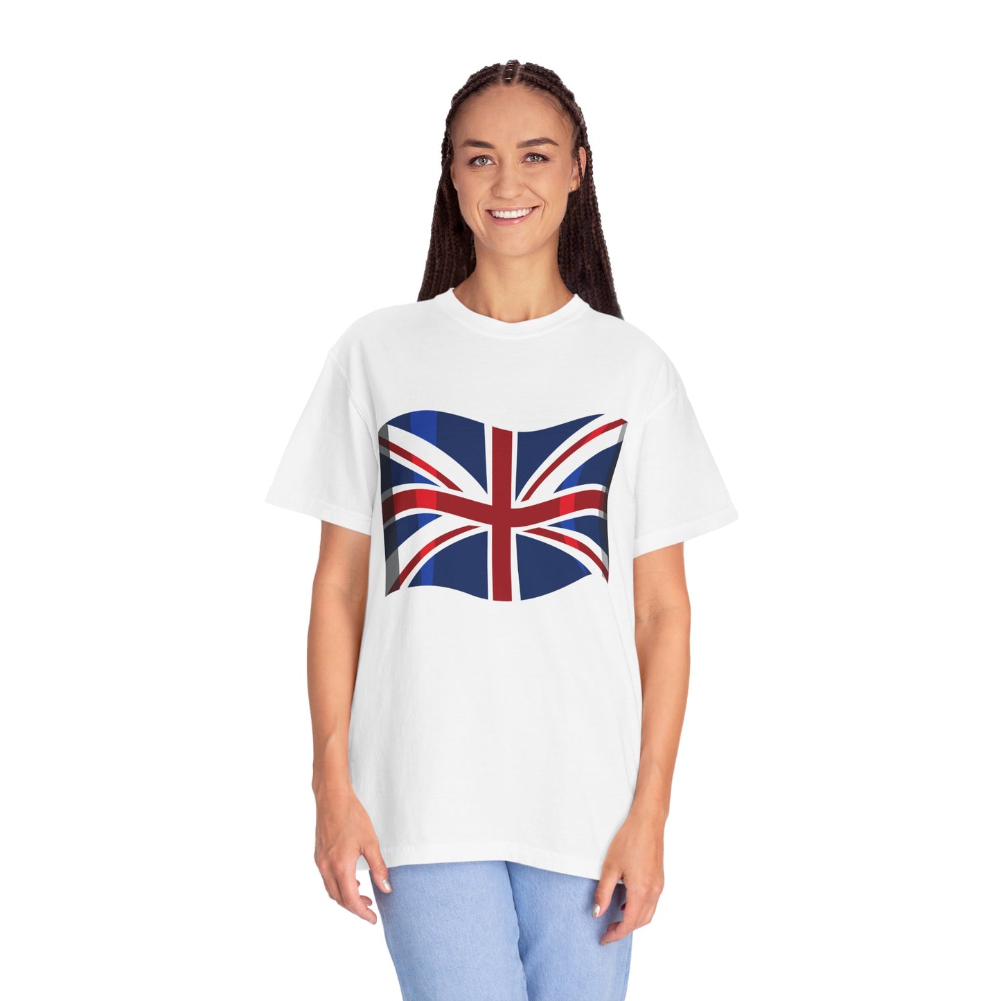Unisex Garment-Dyed T-shirt - The Union Jack - Symbol of Britain