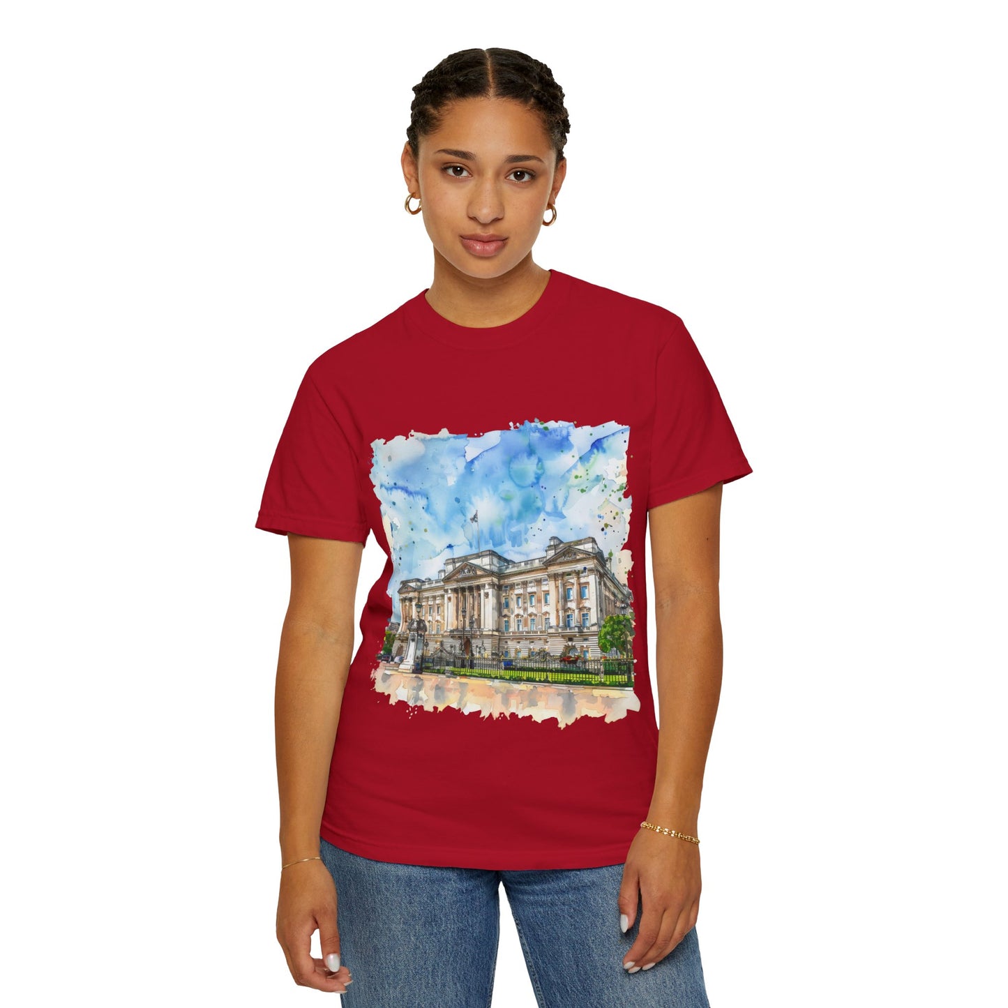 Unisex Garment-Dyed T-shirt - England Aesthetics - Embracing Classic British Charm and Style