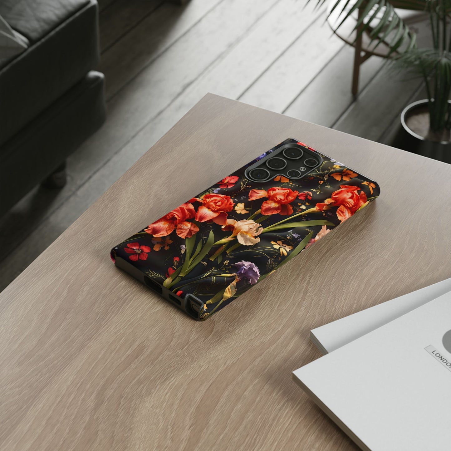 Floral Tough Case for Phone, Durable Protective Phone Cover, Gift for Flower Lovers, Phone Accessories, Spring Vibes