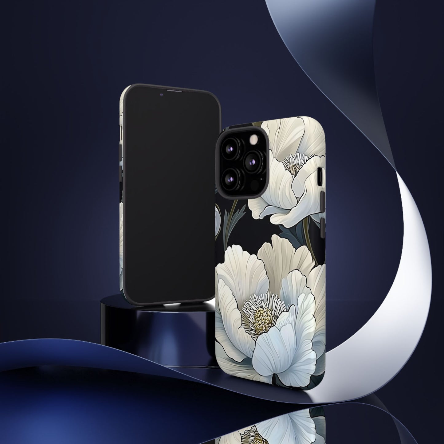 Floral Phone Case, Tough Cases for Women, Stylish Phone Cover, Floral Design Phone Protector, Nature Inspired Tech Accessories