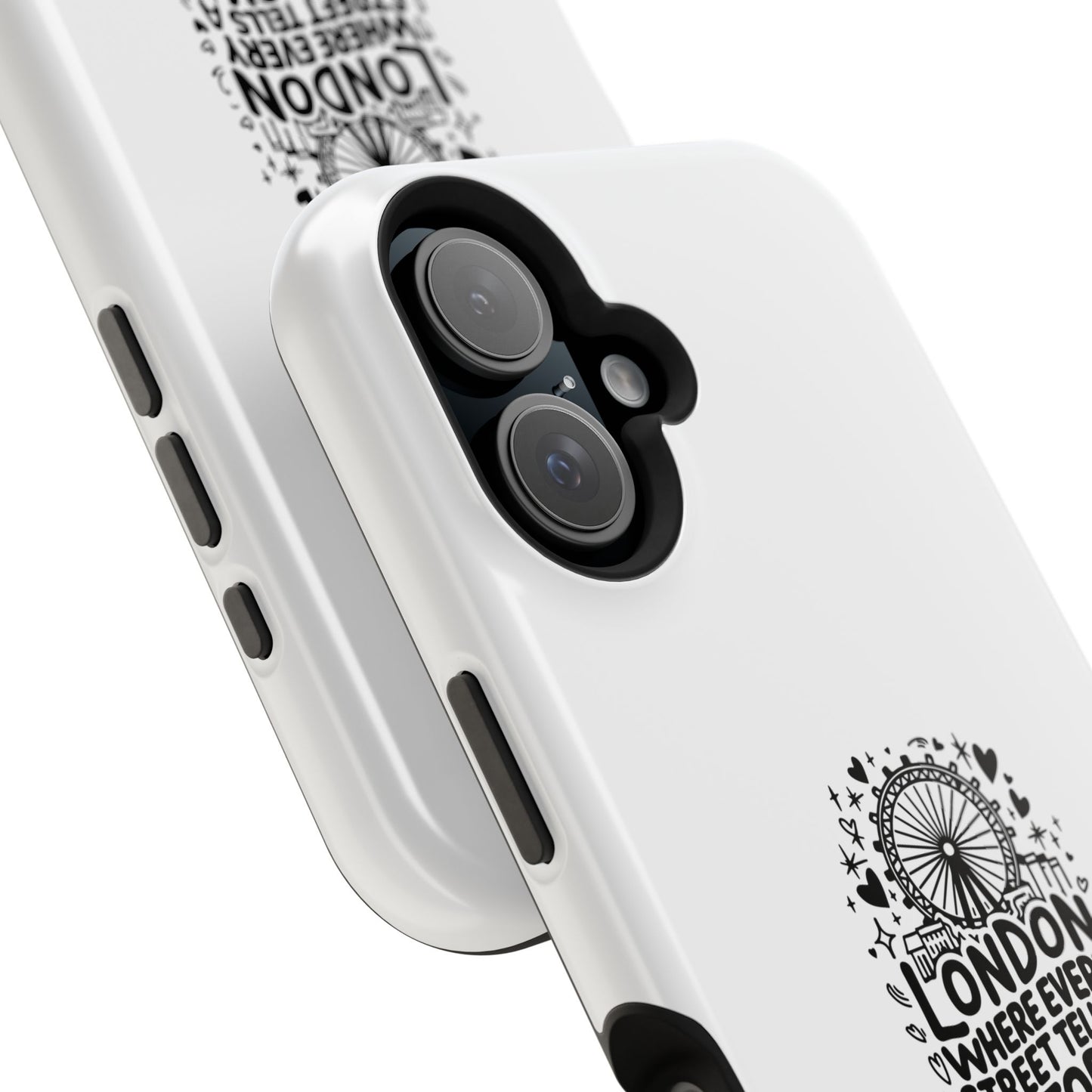 London Story Magnetic Tough Case - Unique Design for Travel Lovers