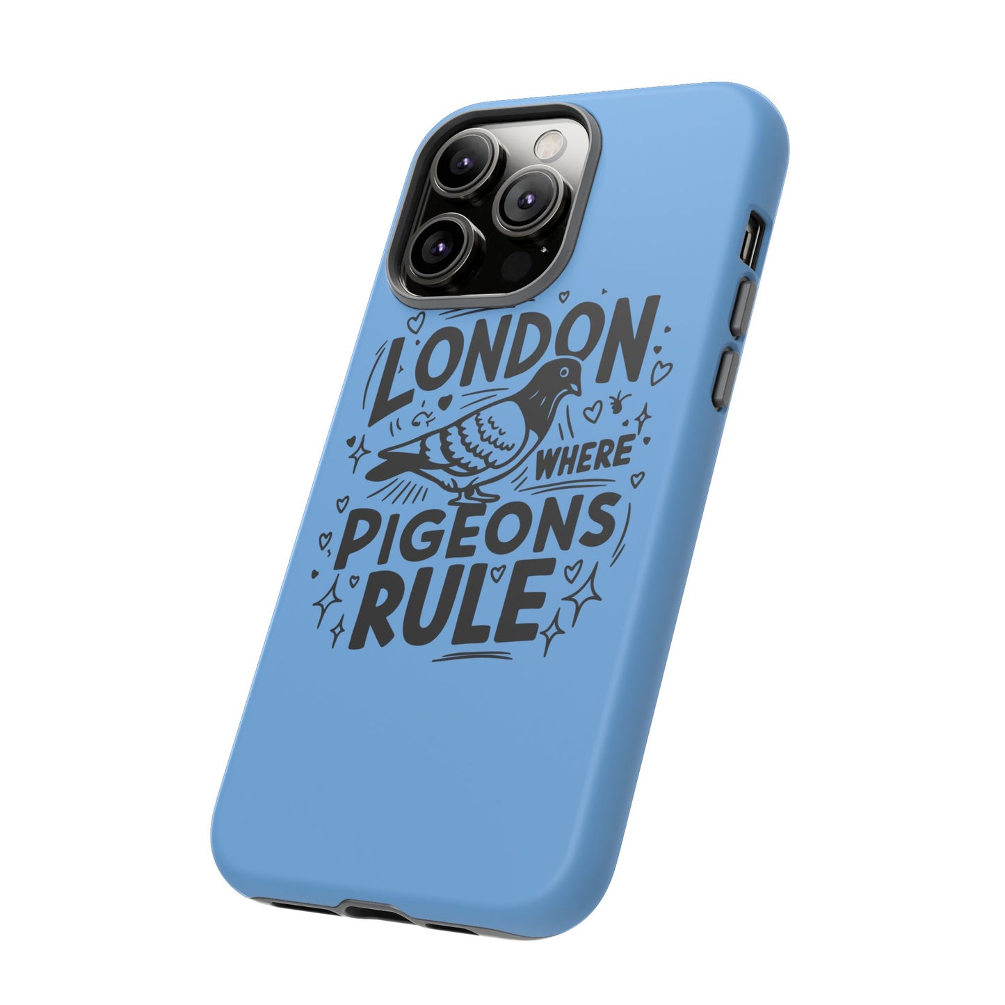 London Pigeon Phone Case, Urban Art Accessory, Tough Phone Cover, Gift for Bird Lovers, London Souvenir, Unique Cell Phone Case
