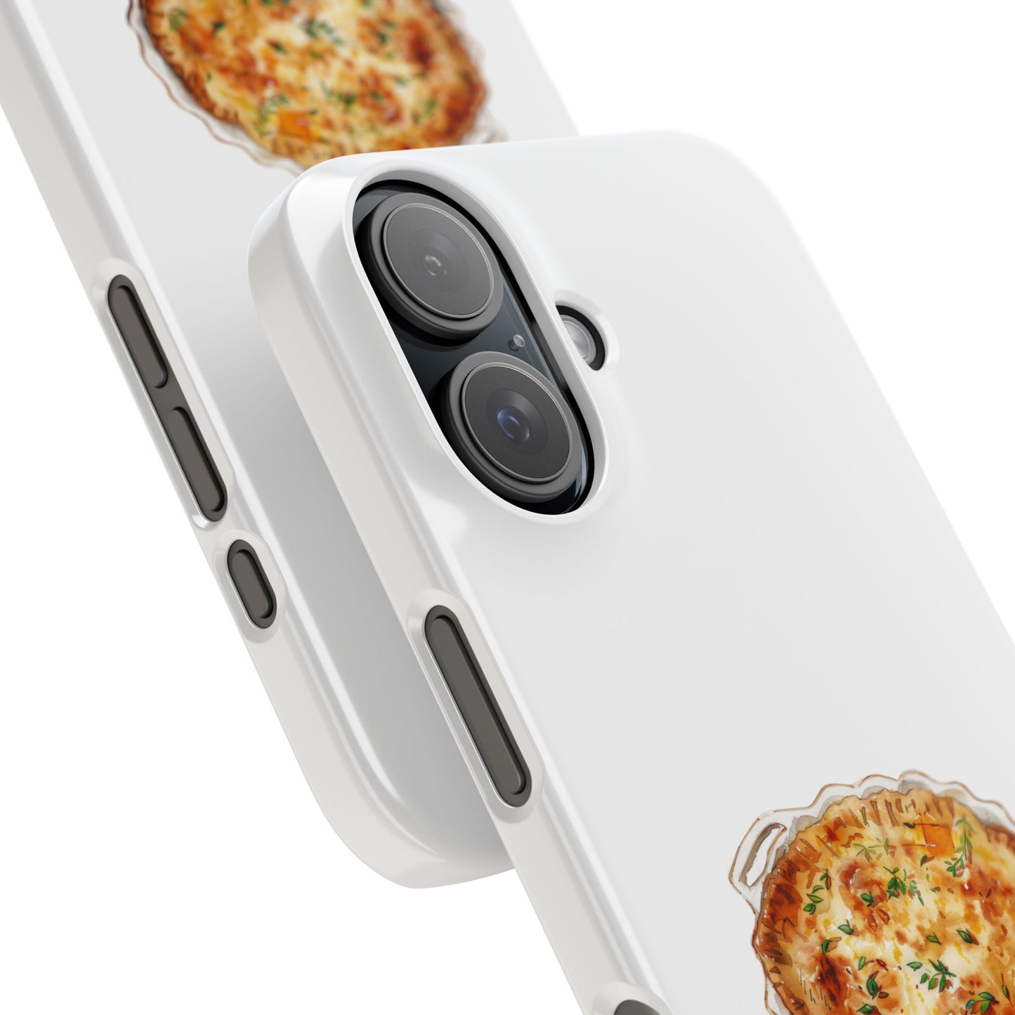 Quiche Lover Slim Phone Cases, Cute Foodie Phone Cover, Quirky Gift for Chefs, Kitchen Decor, Foodie Birthday Gift
