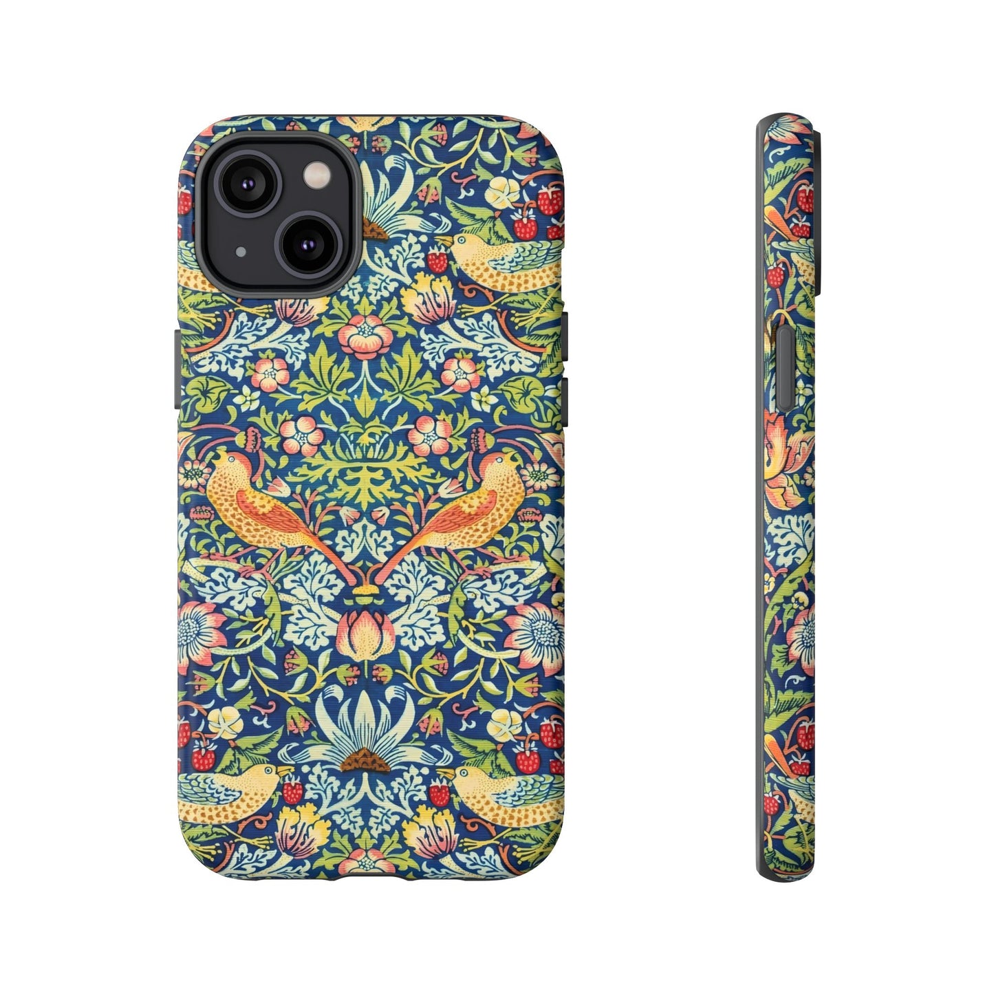 Floral Phone Case | Tough Cases, Stylish Protection, Unique Gift, Eco-Friendly, Floral Pattern, Bird Design