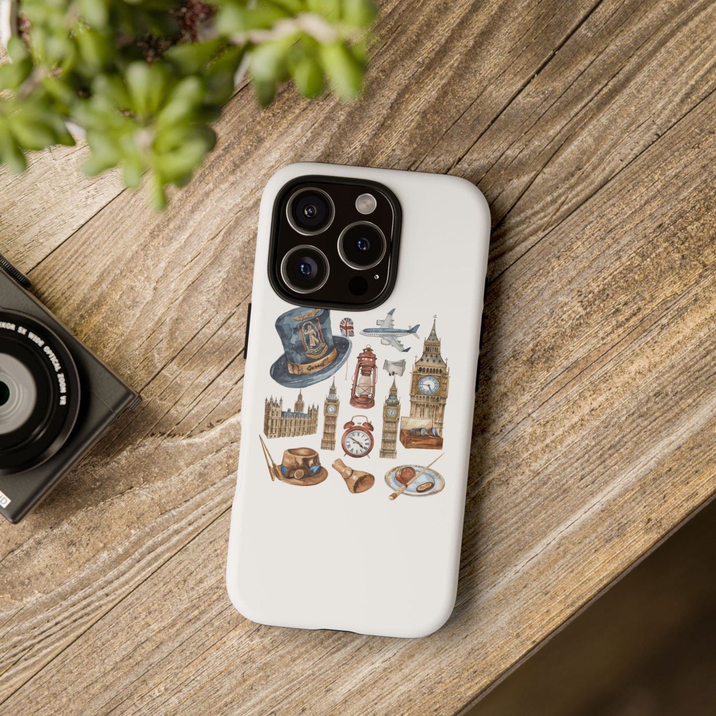 London-Themed Phone Case, Durable iPhone Cover, Gift for Travelers, Unique Cell Phone Accessories, Stylish Gadget Protection