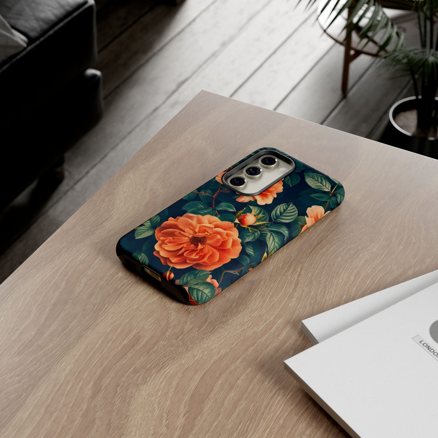 Floral Phone Case, Tough Cases for Nature Lovers, Botanical Design, Phone Protection, Gift for Her, Trending Floral Accessories