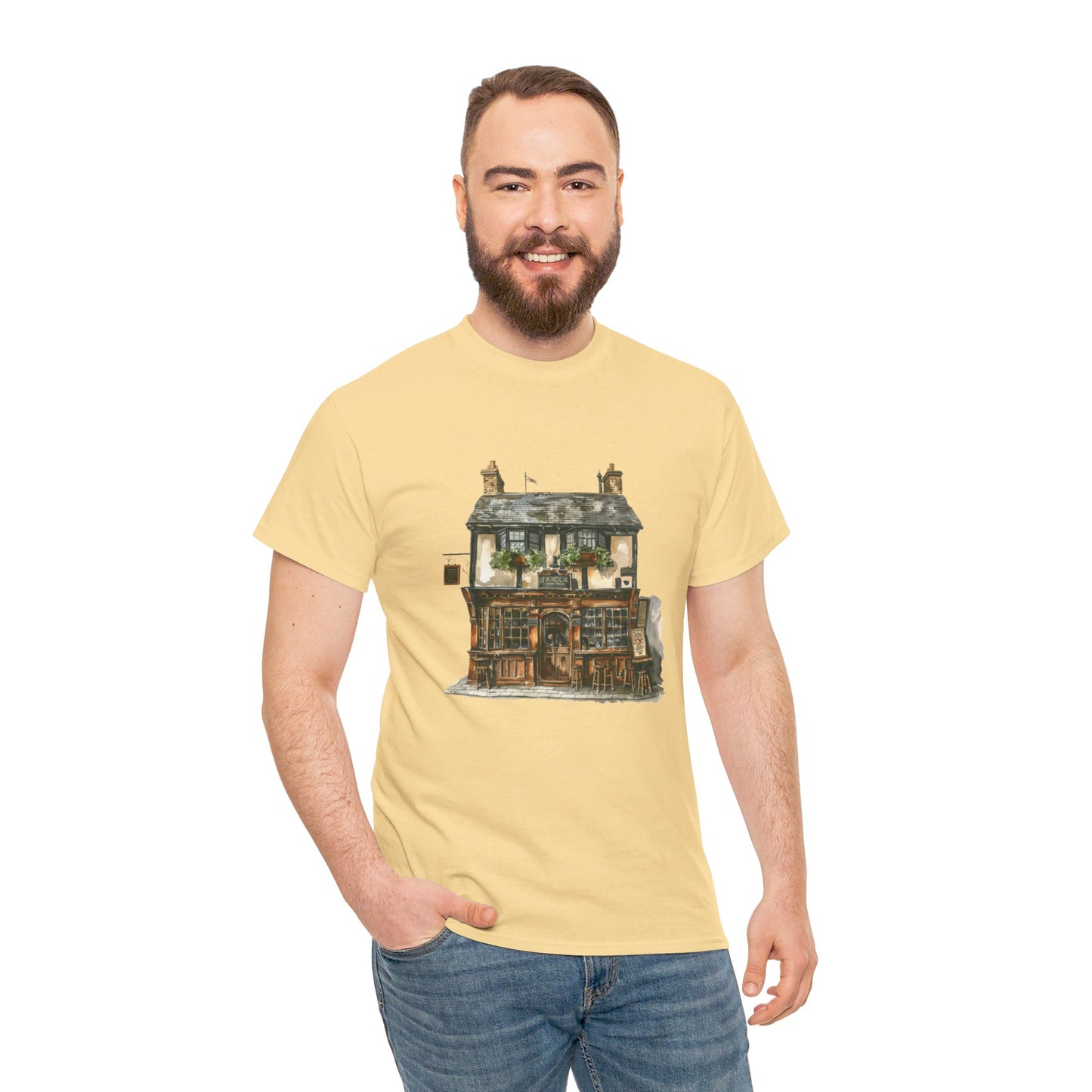 Vintage British House - Classy Unisex Heavy Cotton T-Shirt
