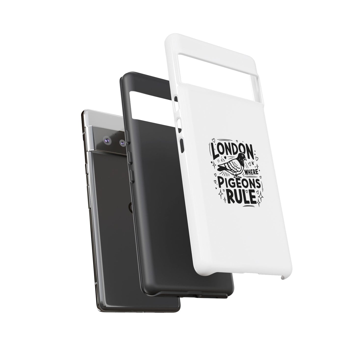 London Pigeons Rule Phone Case – Tough and Stylish Protection for Urban Aficionados
