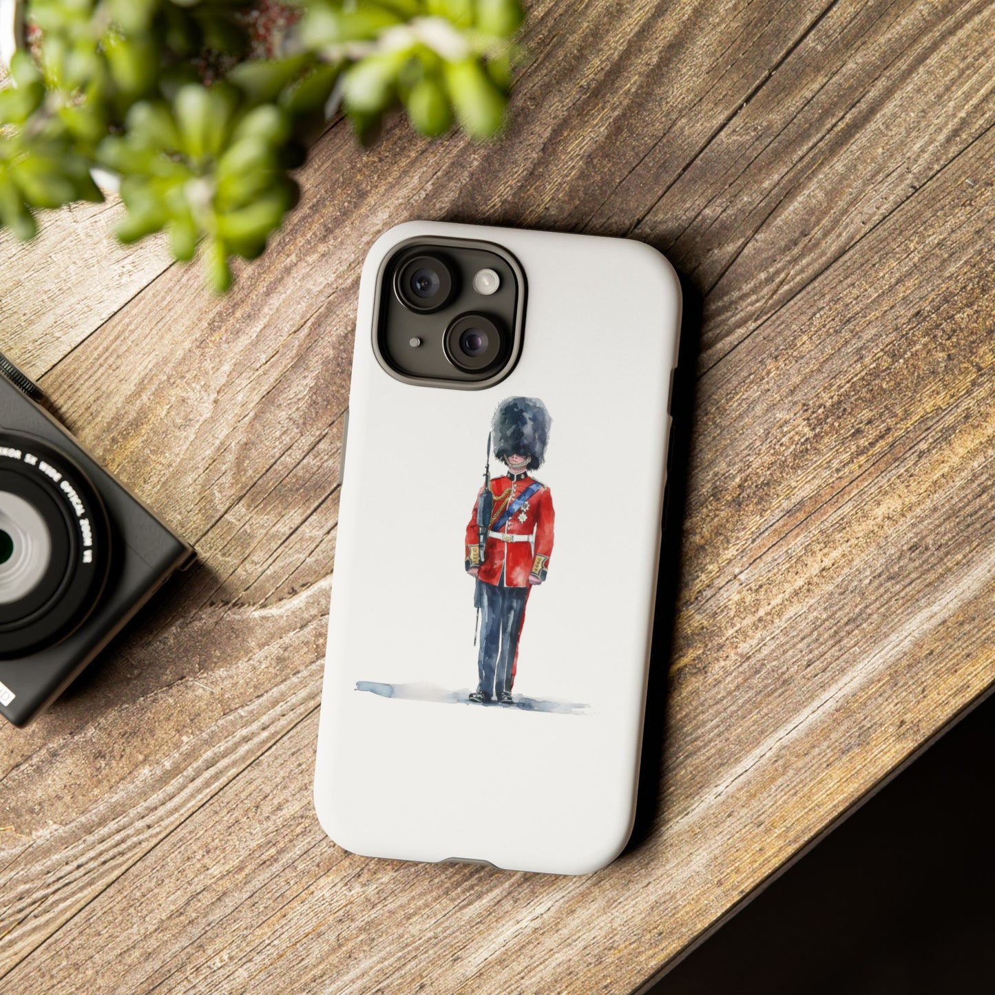 British Royal Guard Phone Case - Tough Cases, Unique Phone Cover, Gift for Her, Cute Accessory, British Soldier Design
