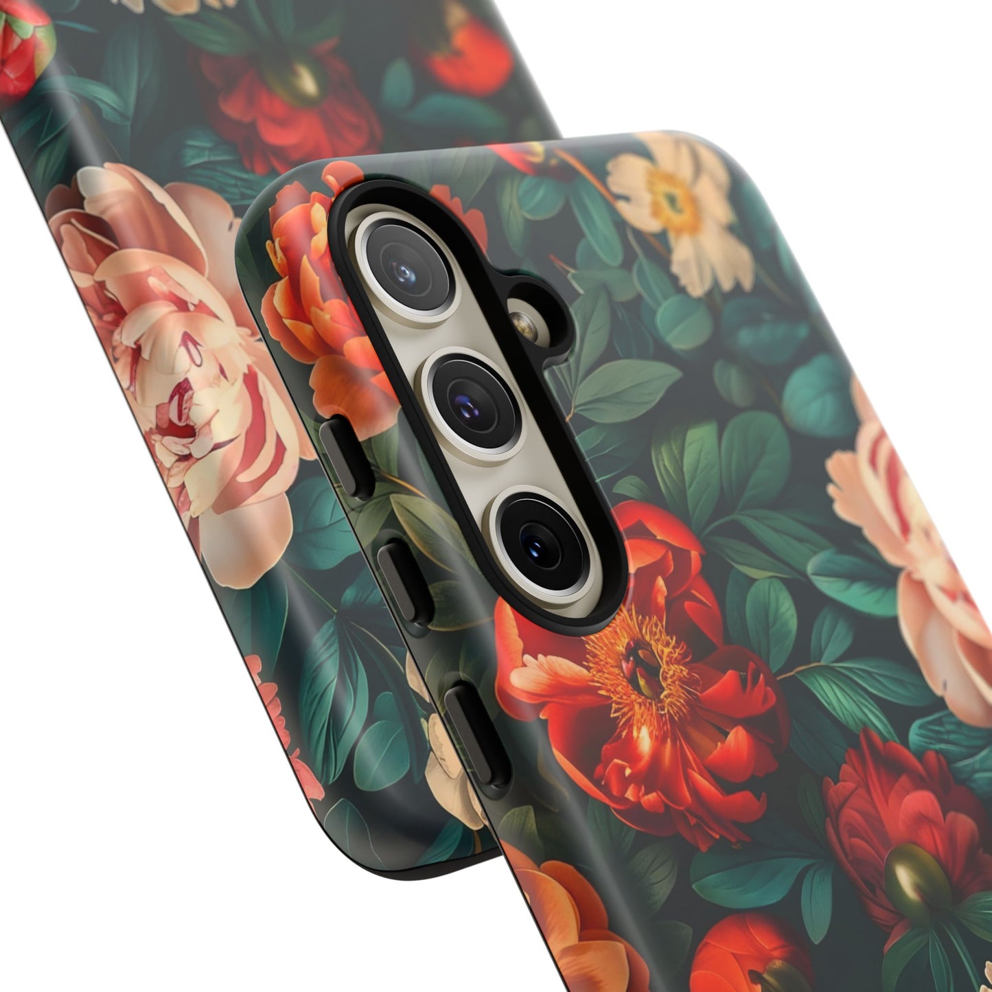 Floral Phone Case - Tough Cases, Vibrant Protection, Gift for Her, Cute Floral Design, Trendy Accessory, Perfect for Spring