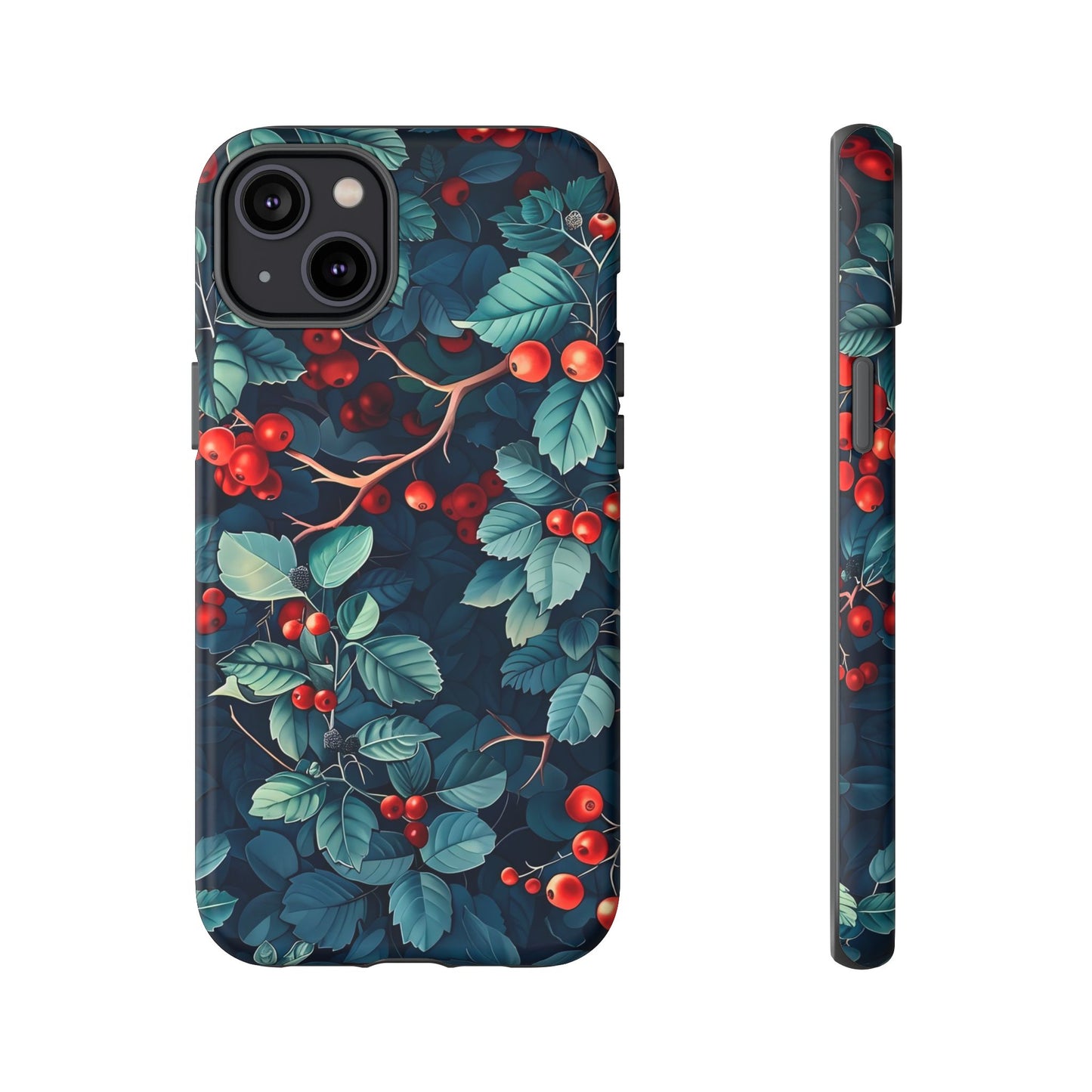 Berry Blossom Phone Case - Nature Lover's Gift, Floral Design, Cute Accessory for Spring, Unique Tech Cover, Perfect for Holidays