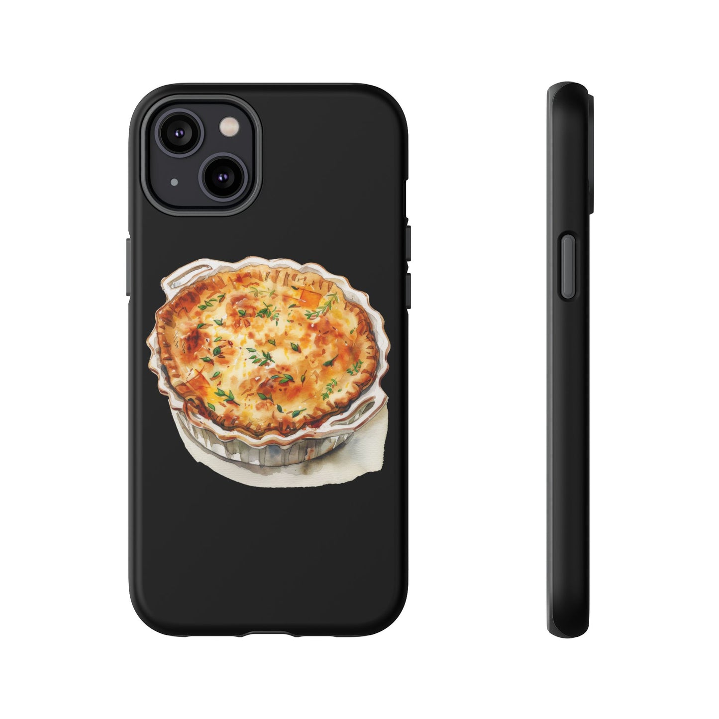 Quiche Phone Case - Funky Kitchen Decor, Foodie Gift, Chef Accessories, Culinary Art, Quirky Phone Cover