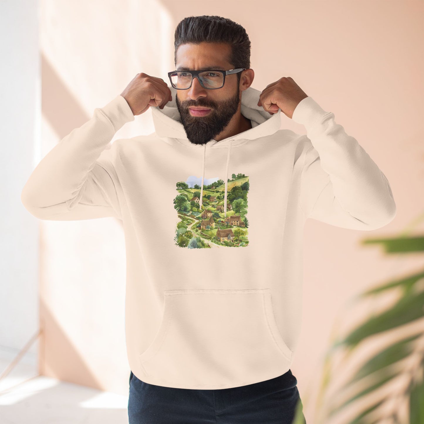 Three-Panel Fleece Hoodie - England's Natural Beauty