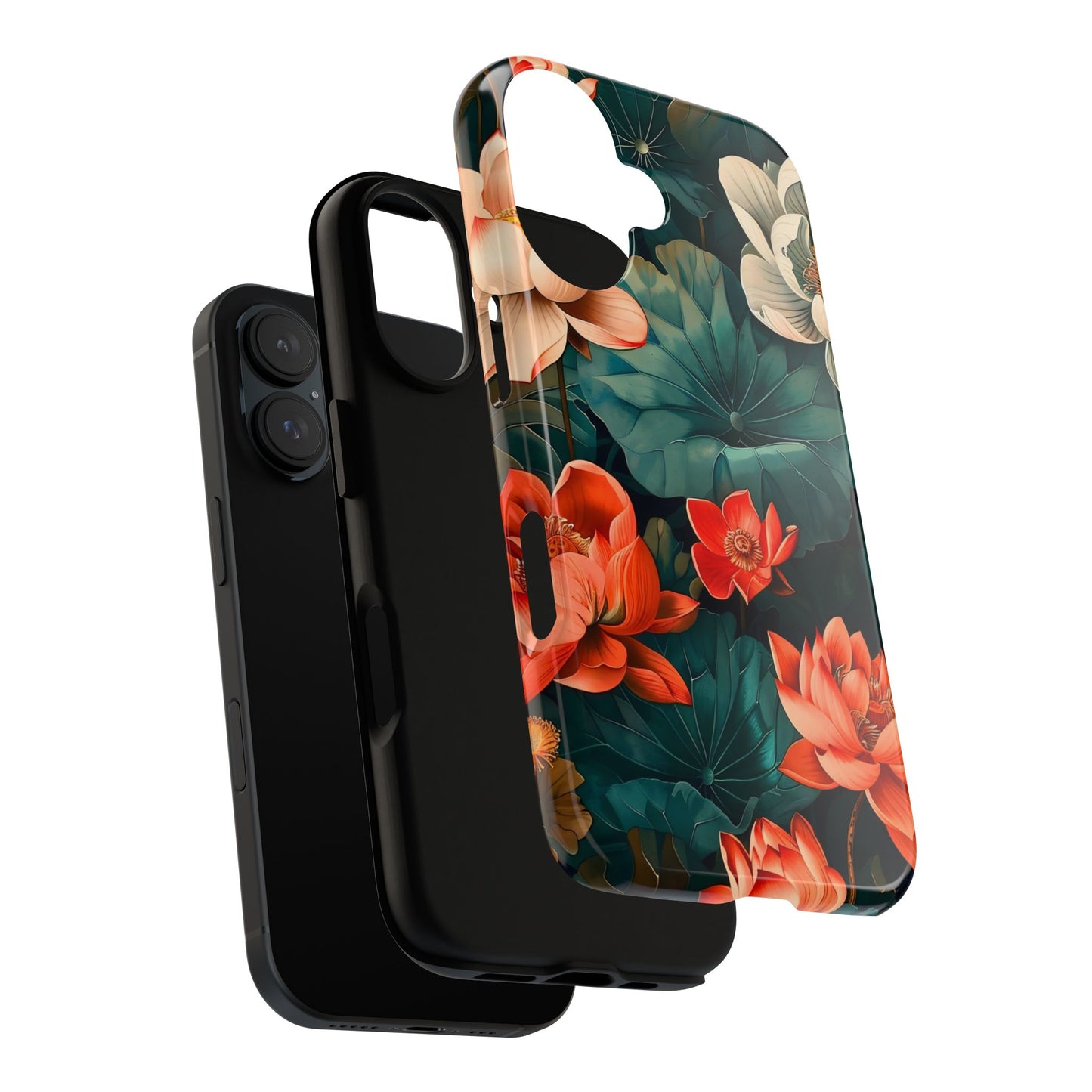 Flower Phone Case, Floral Phone Cover, Tough Case for Floral Lovers, Gift for Her, Stylish Tech Accessories