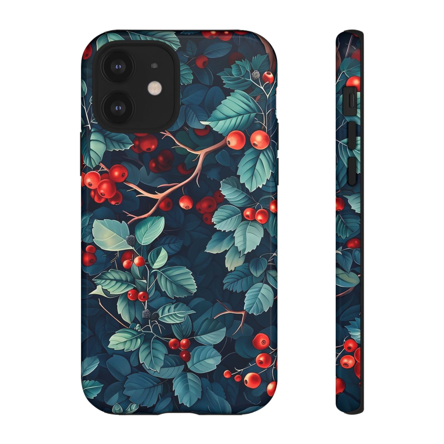 Berry Blossom Phone Case - Nature Lover's Gift, Floral Design, Cute Accessory for Spring, Unique Tech Cover, Perfect for Holidays